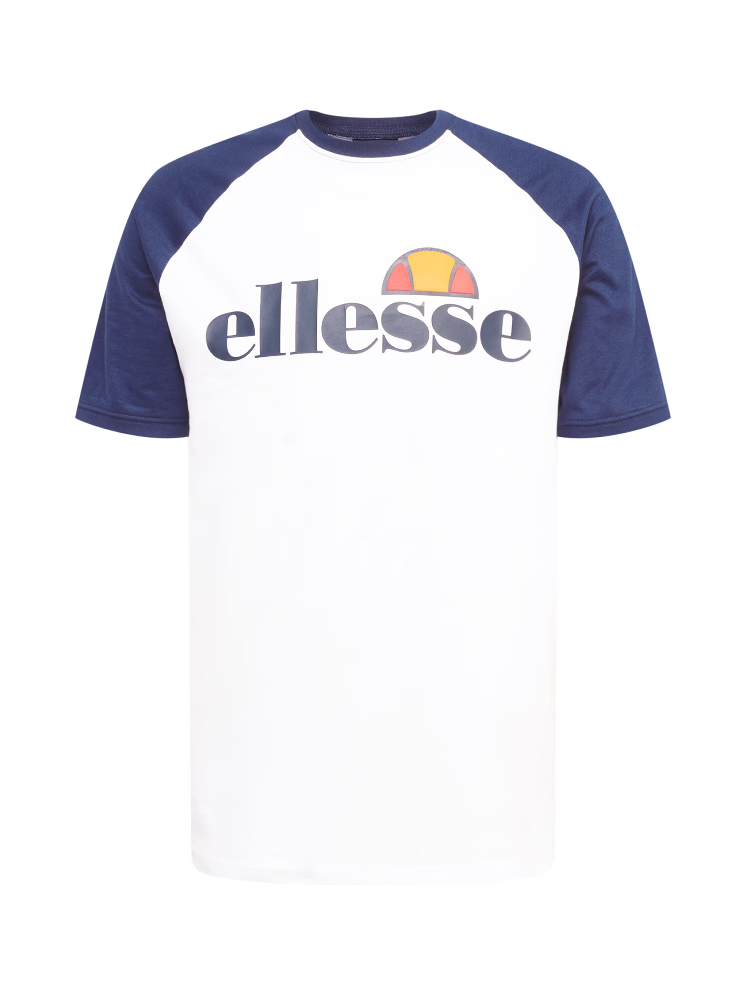 ELLESSE Majica 'Corp' mornarska / rumena / korala / bela - Pepit.si