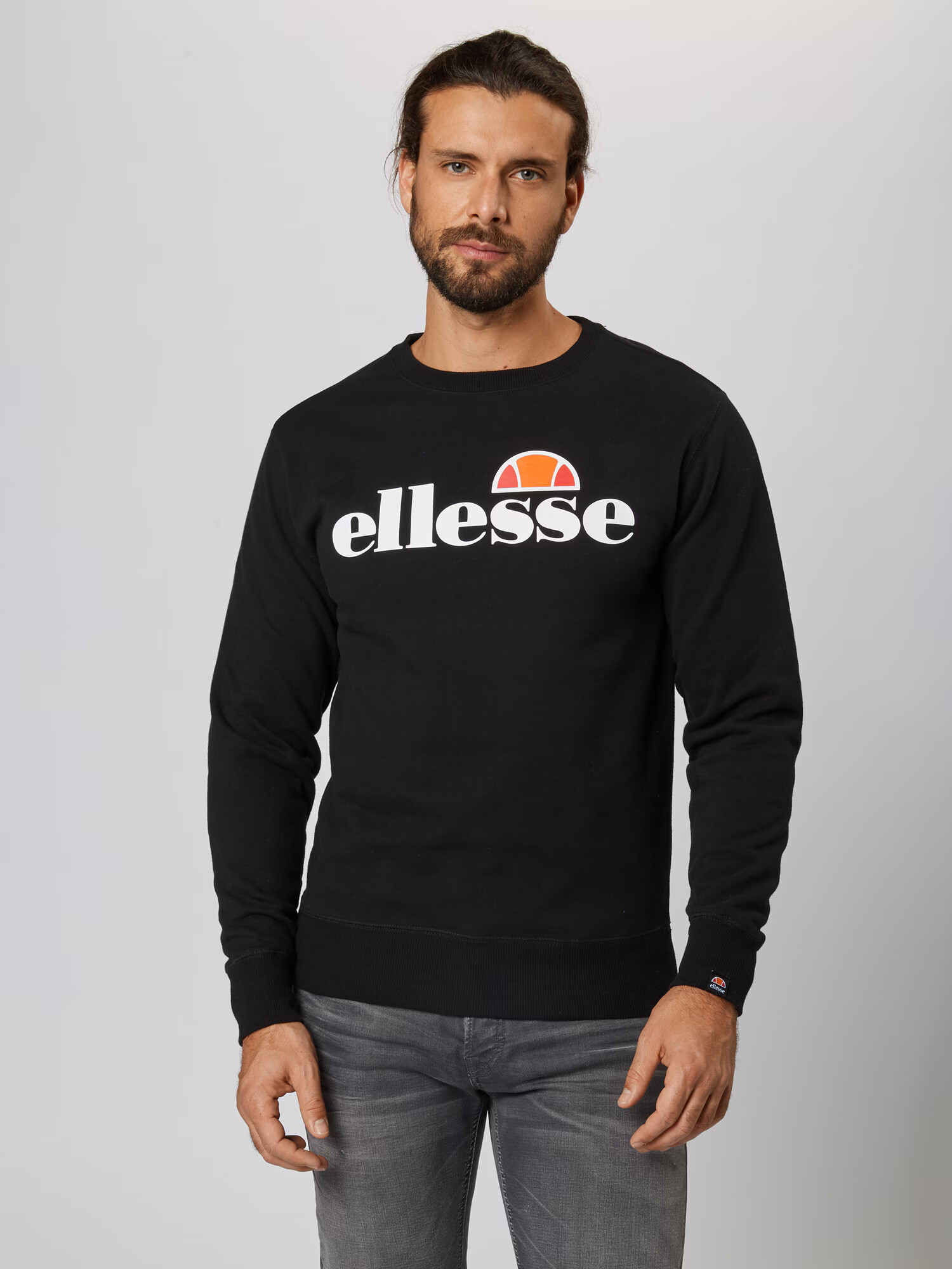 ELLESSE Majica mandarina / grenada / črna / bela - Pepit.si