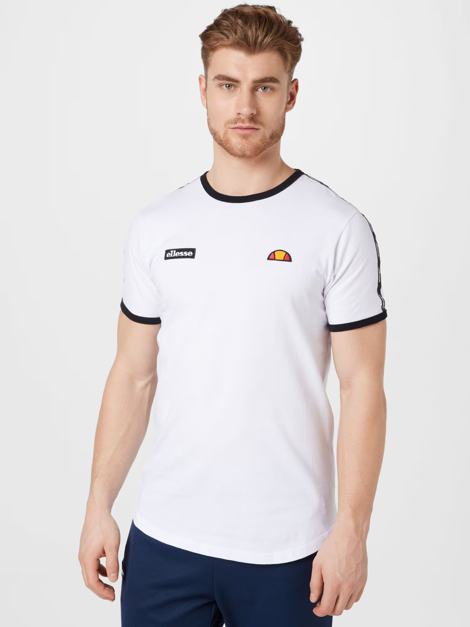 ELLESSE Majica 'Fedora' oranžna / rdeča / črna / bela - Pepit.si