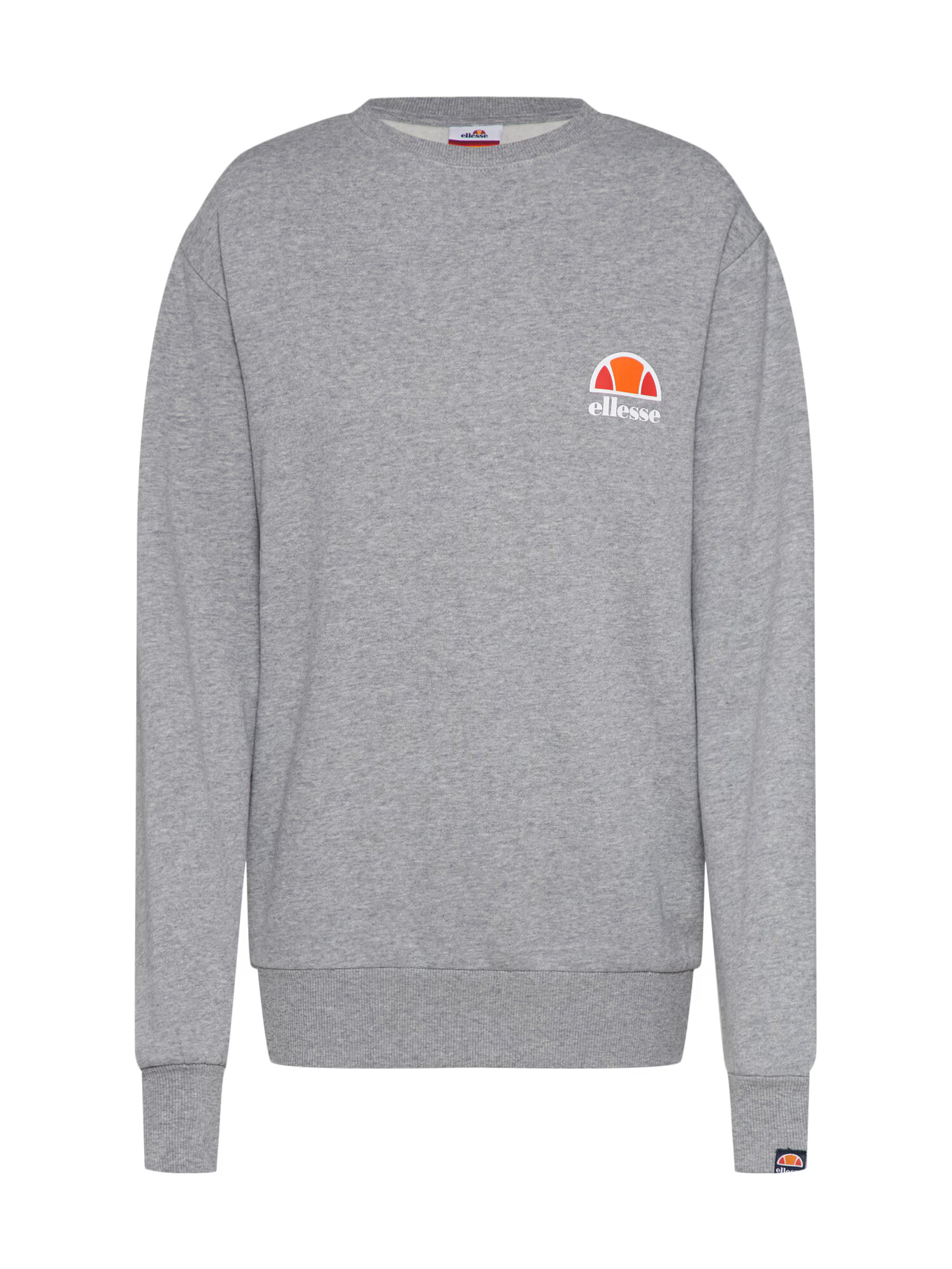 ELLESSE Majica 'Haverford' pegasto siva / oranžna / oranžno rdeča / bela - Pepit.si