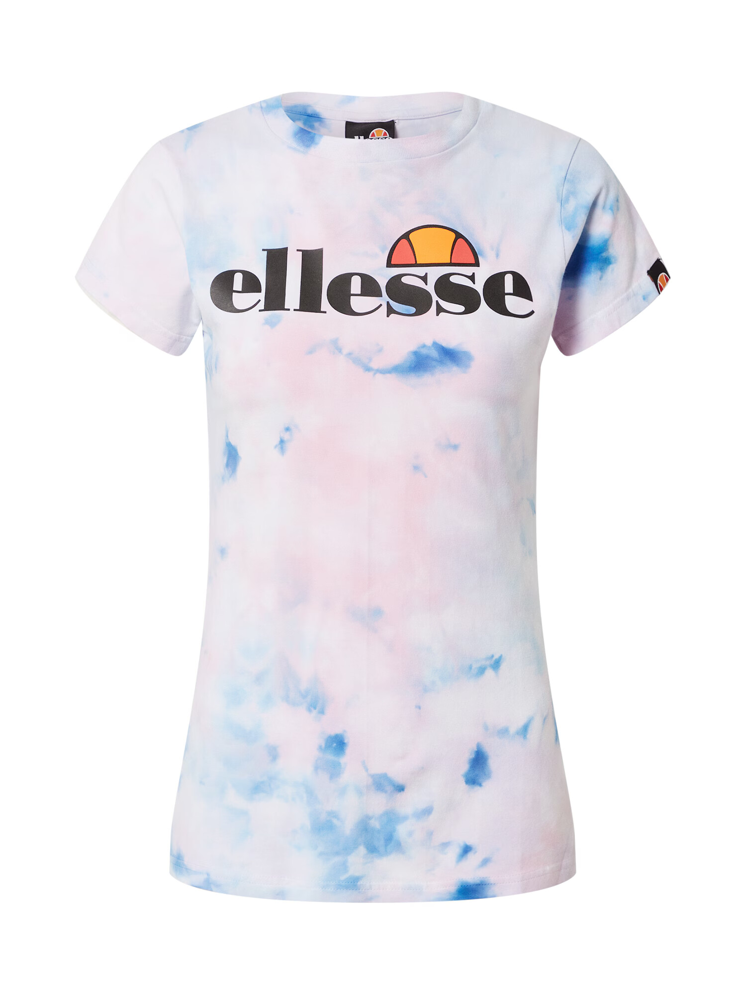 ELLESSE Majica 'Hayes Tie Dye' bela / modra / črna - Pepit.si