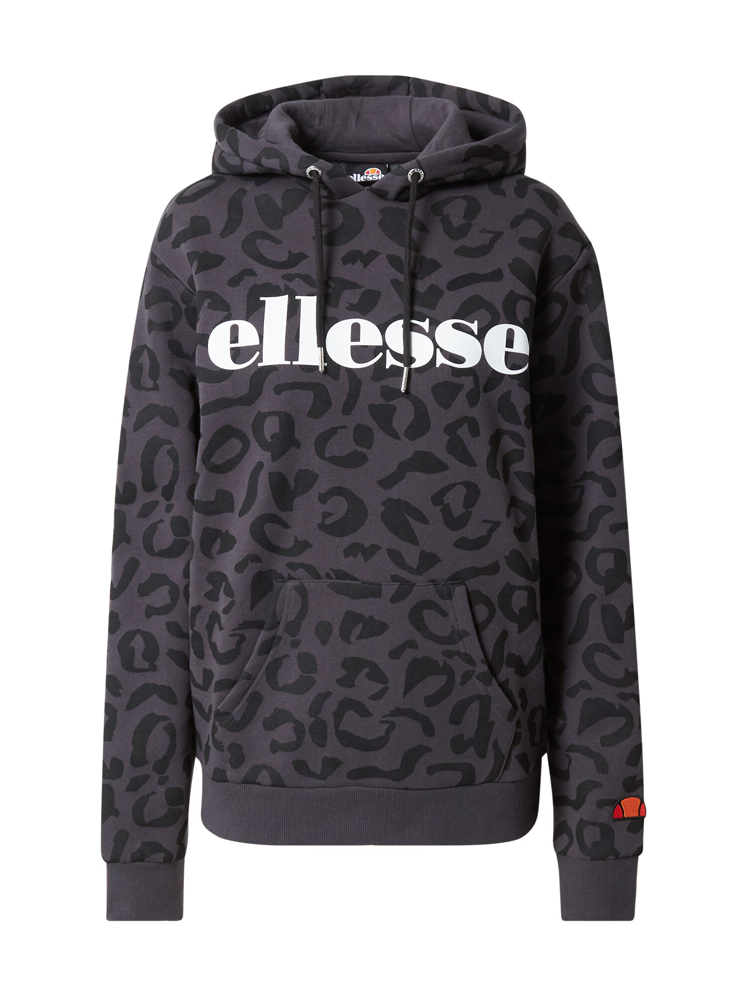 ELLESSE Majica 'Larg' siva / oranžna / črna / bela - Pepit.si