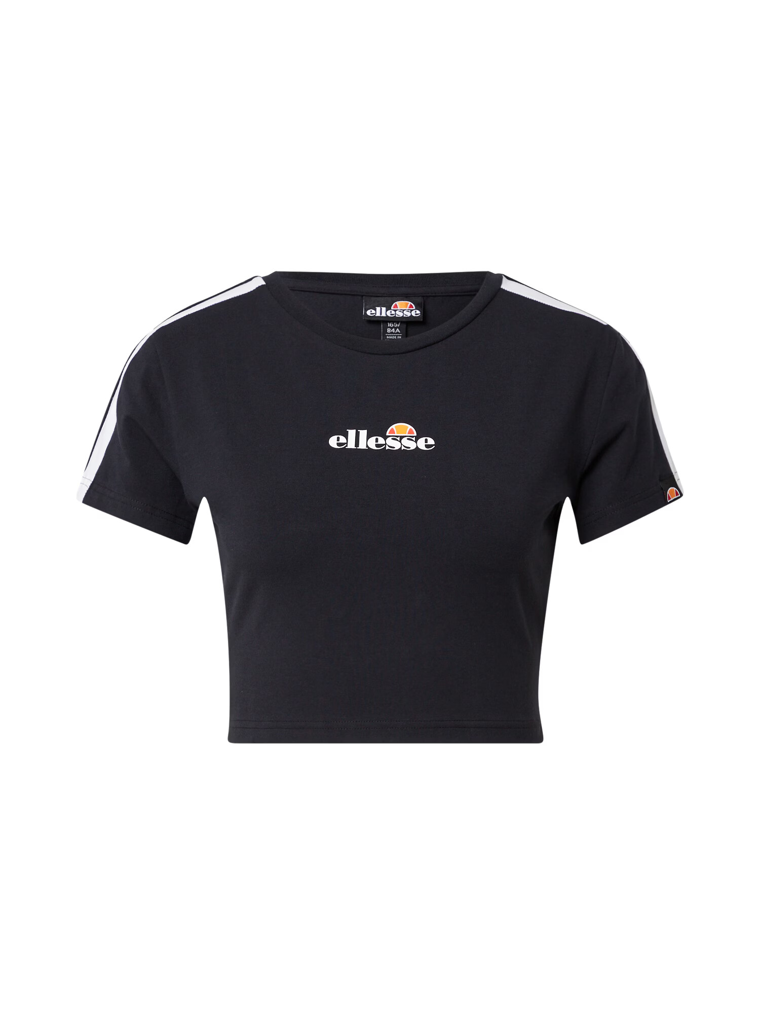 ELLESSE Majica 'Latus' črna / bela / oranžna / svetlo oranžna - Pepit.si