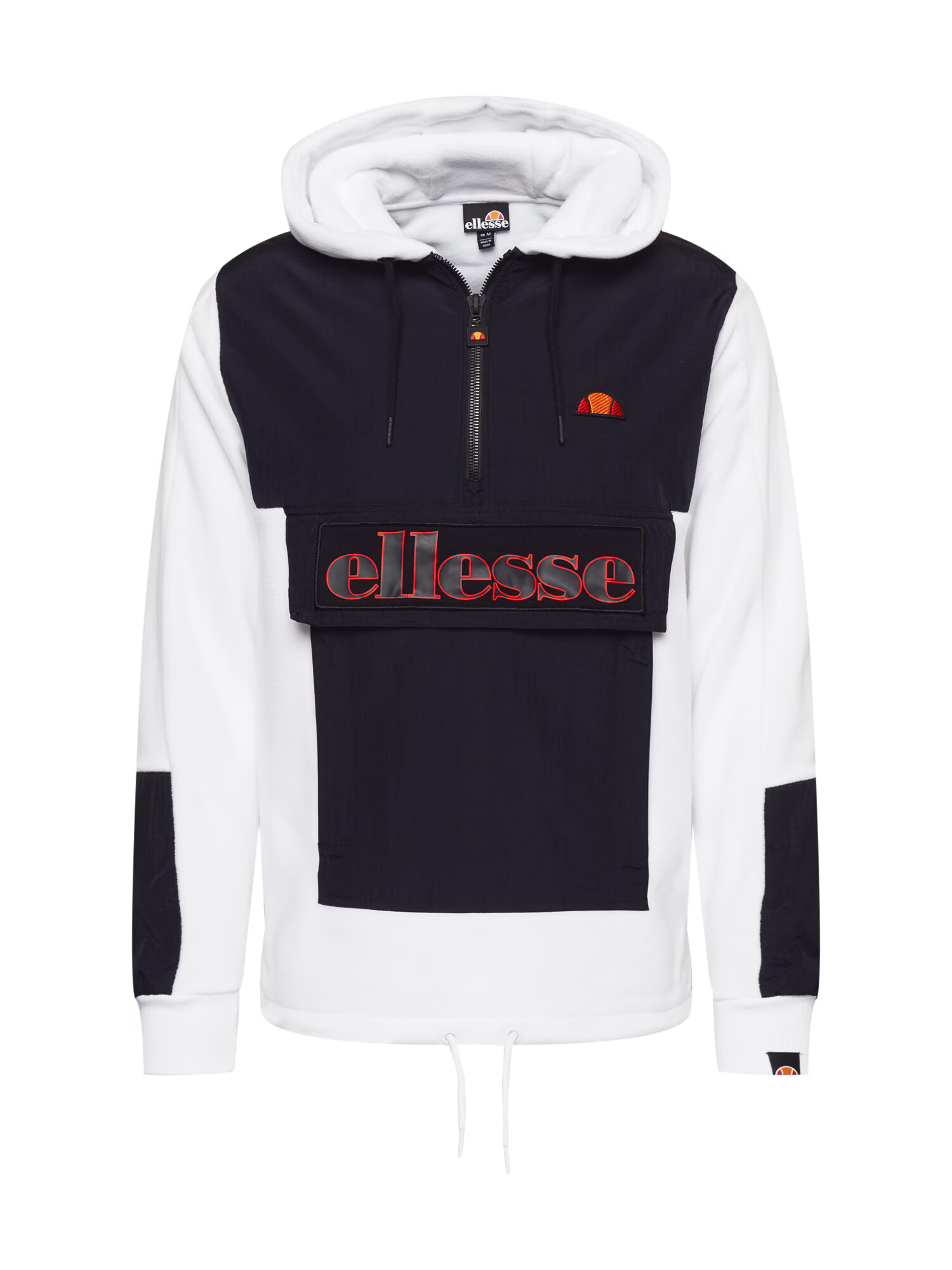 ELLESSE Majica 'Legno' bela / mornarska / rdeča - Pepit.si