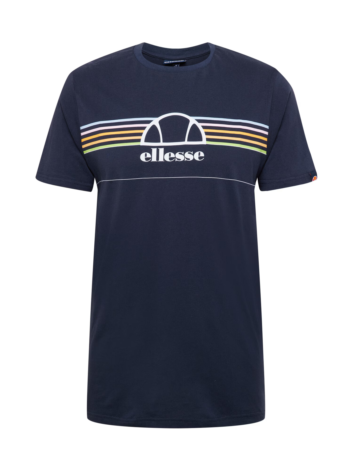 ELLESSE Majica 'Lentamente' mornarska / svetlo rumena / rumena / bela - Pepit.si