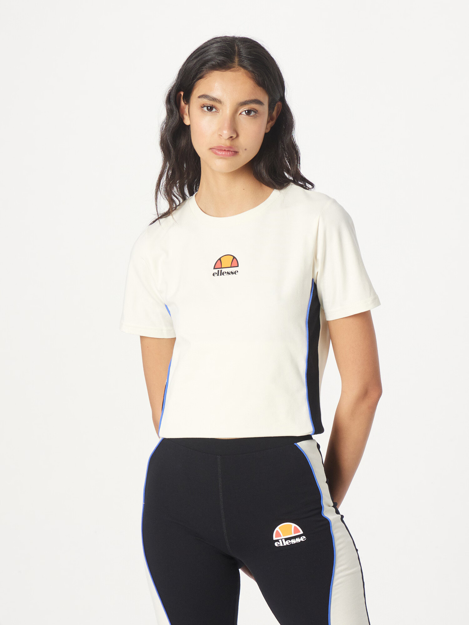 ELLESSE Majica 'Lexa' oranžna / rdeča / črna / off-bela - Pepit.si