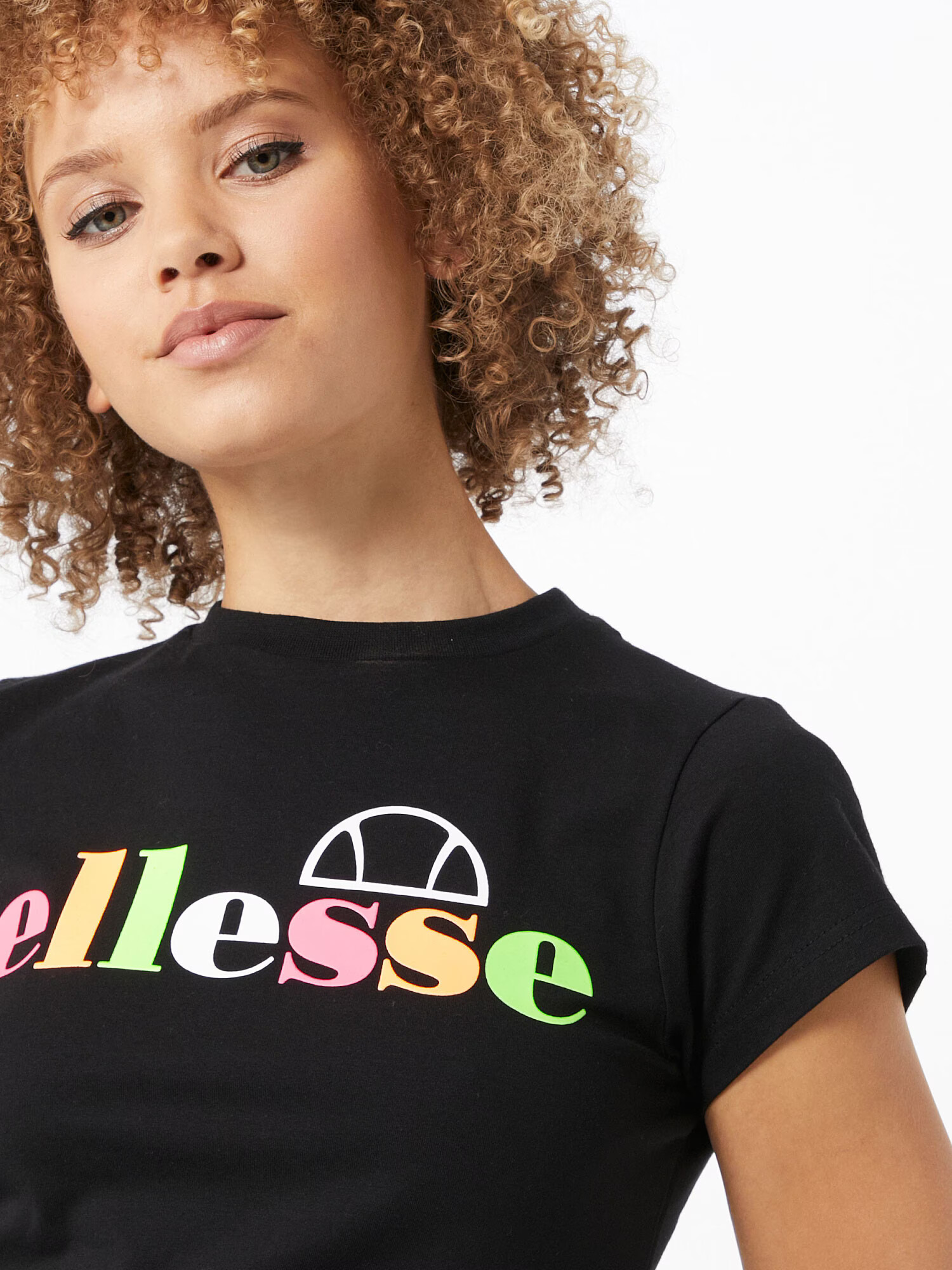 ELLESSE Majica 'Lossini' rumena / pastelno zelena / roza / bela - Pepit.si