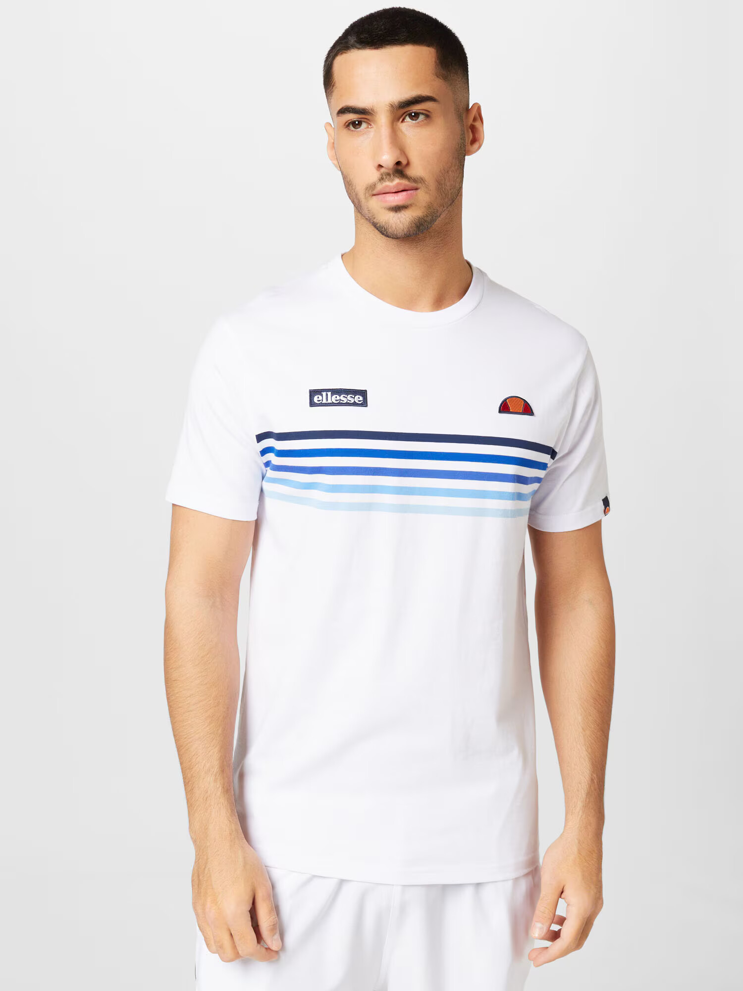 ELLESSE Majica 'Marsella' modra / off-bela - Pepit.si