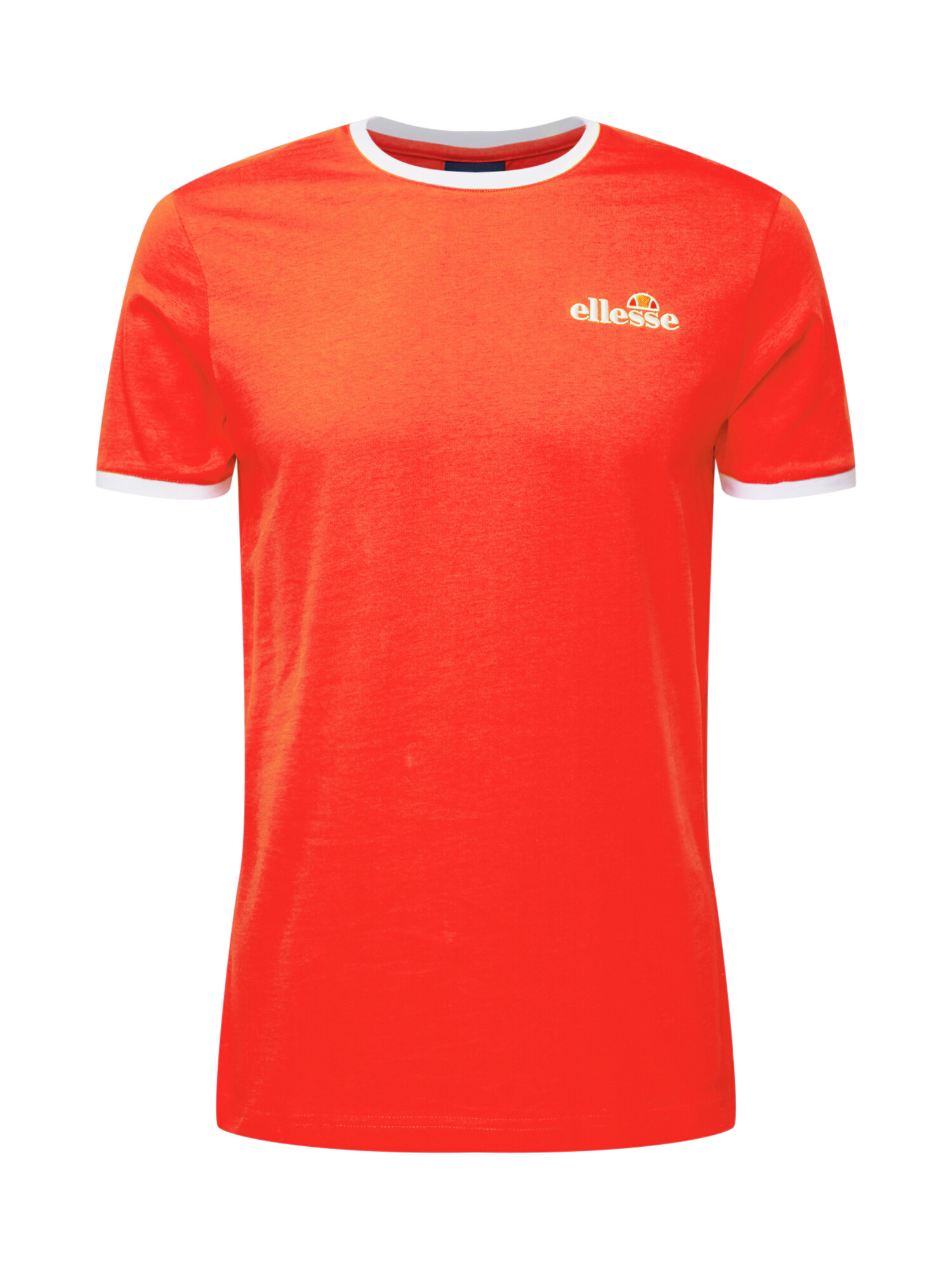 ELLESSE Majica 'Meduno' oranžna / oranžno rdeča / bela - Pepit.si