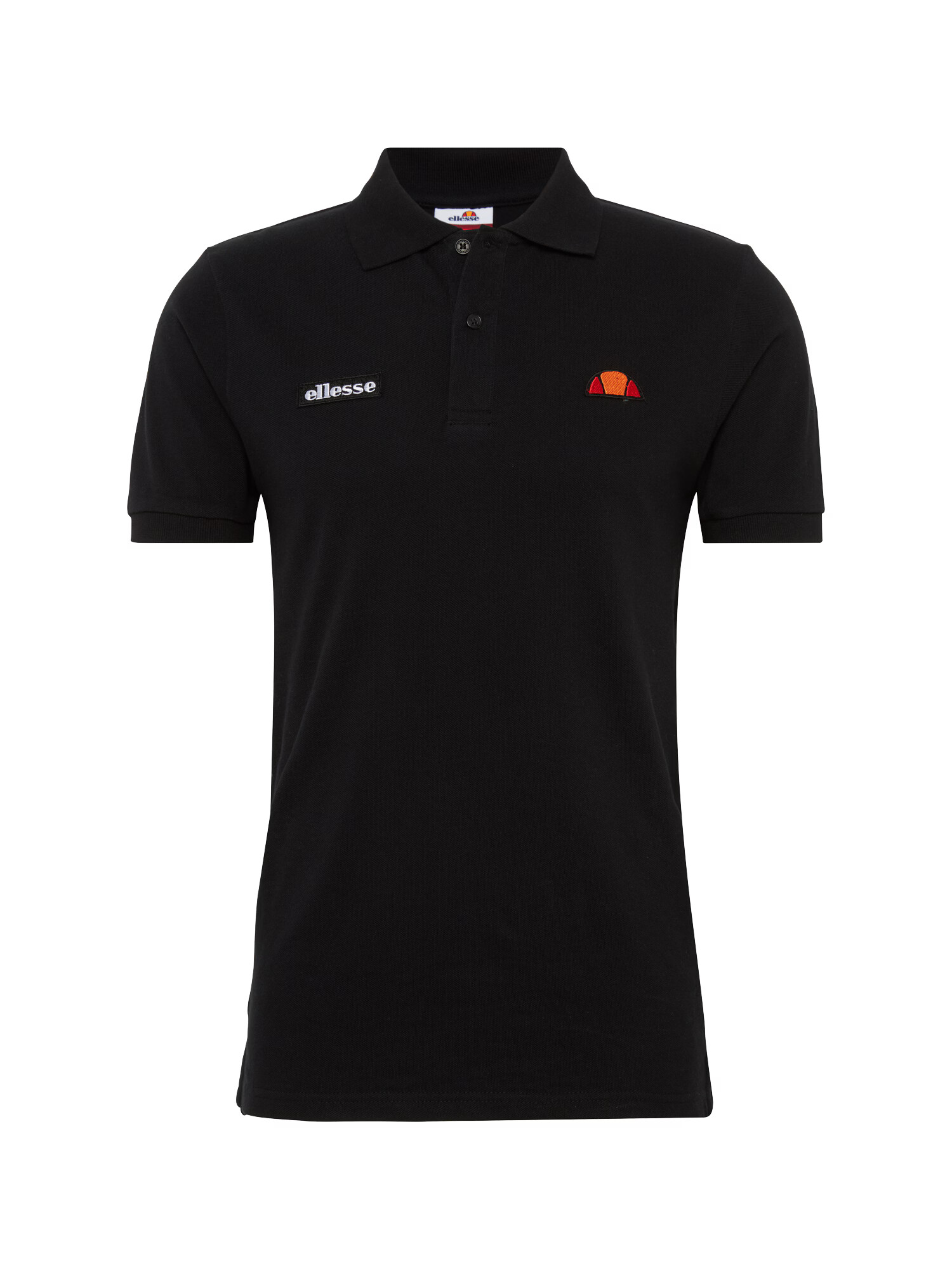 ELLESSE Majica 'MONTURA' mandarina / grenada / črna / bela - Pepit.si