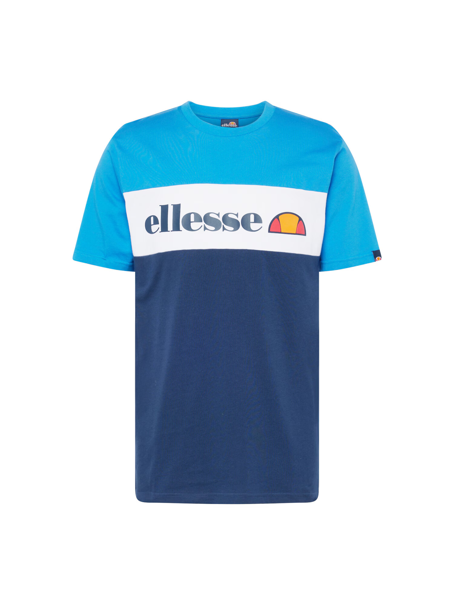 ELLESSE Majica nebeško modra / svetlo modra / oranžna / bela - Pepit.si