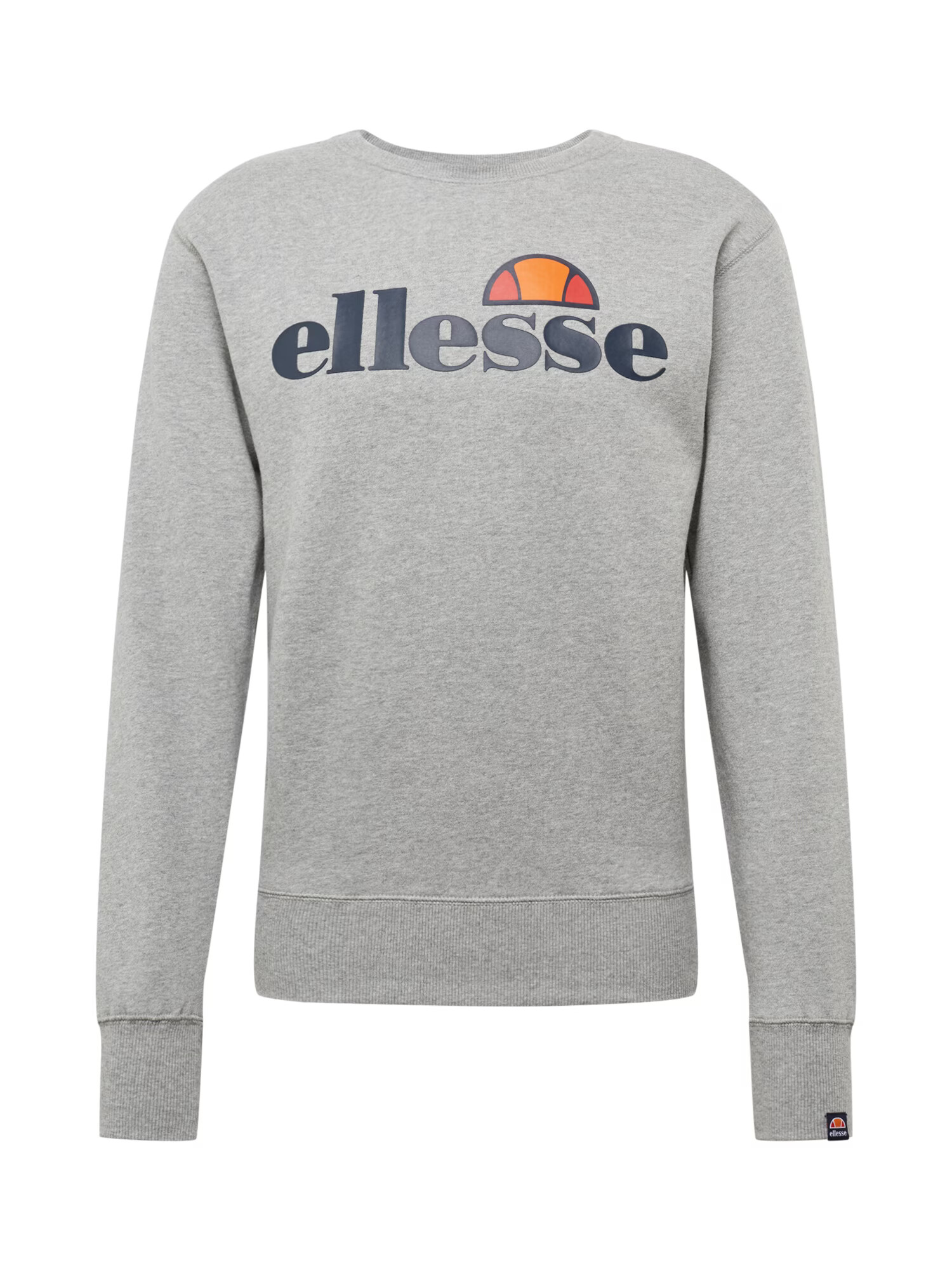 ELLESSE Majica temno siva / pegasto siva / oranžna / rdeča - Pepit.si