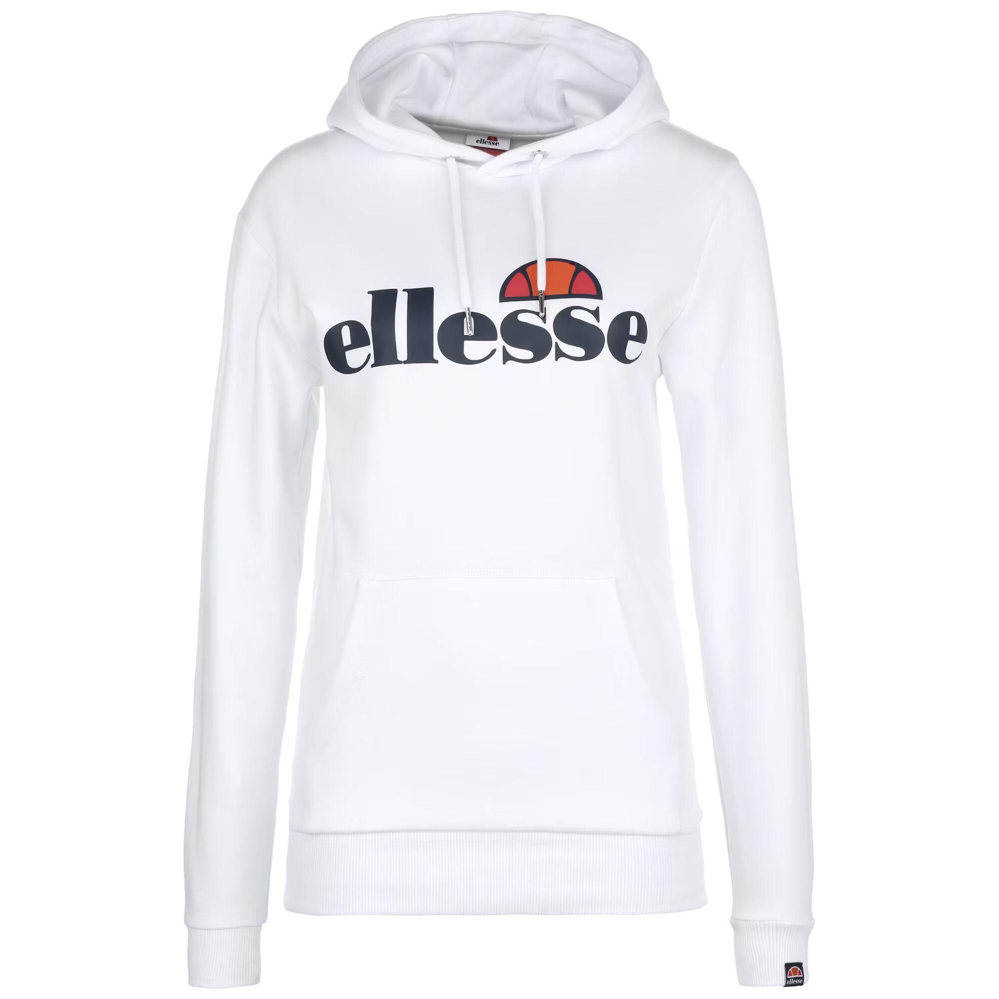 ELLESSE Majica 'Picton' bela / temno modra / mandarina / grenada - Pepit.si