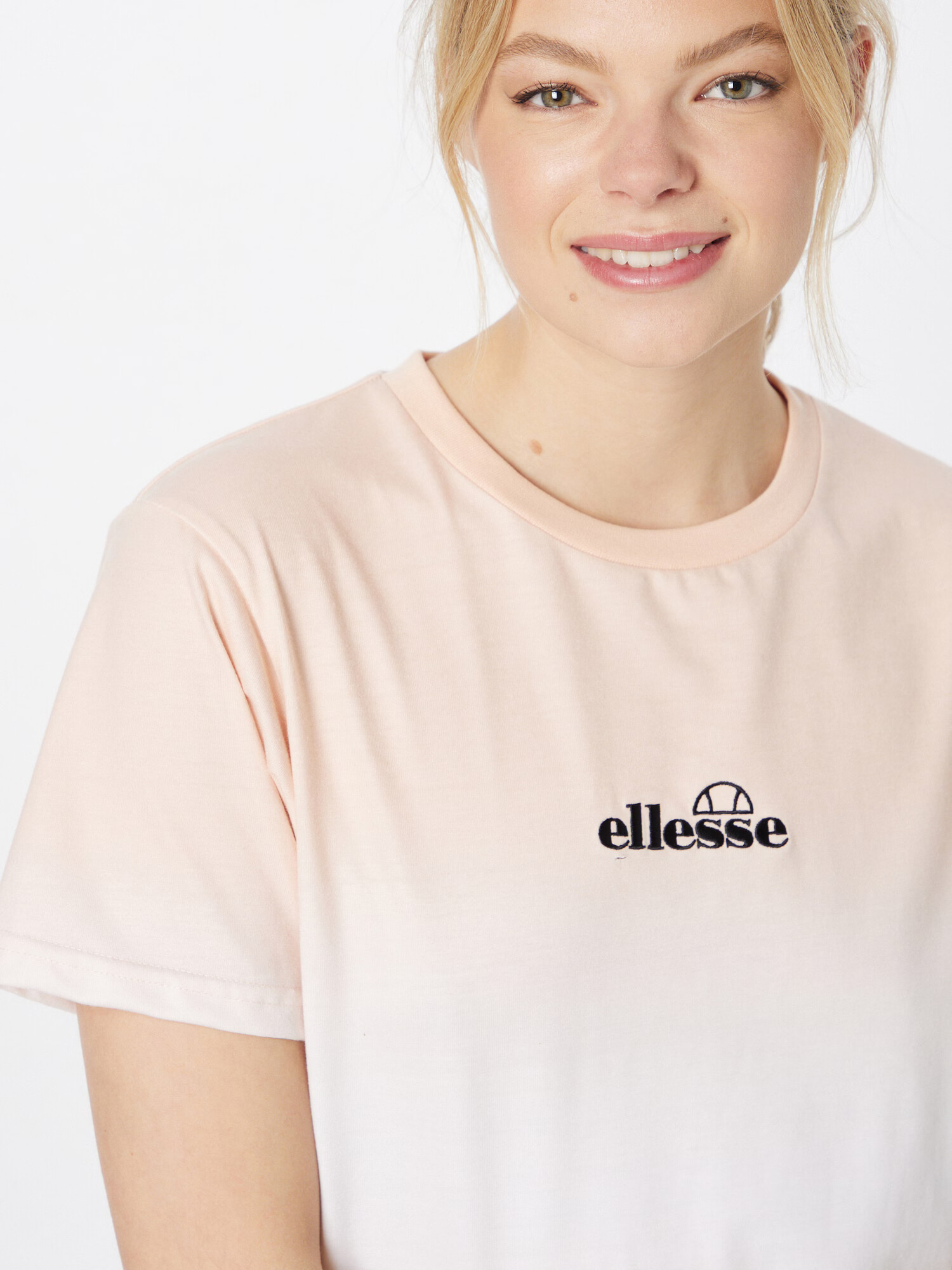 ELLESSE Majica 'Primavera' marelica / črna / bela - Pepit.si