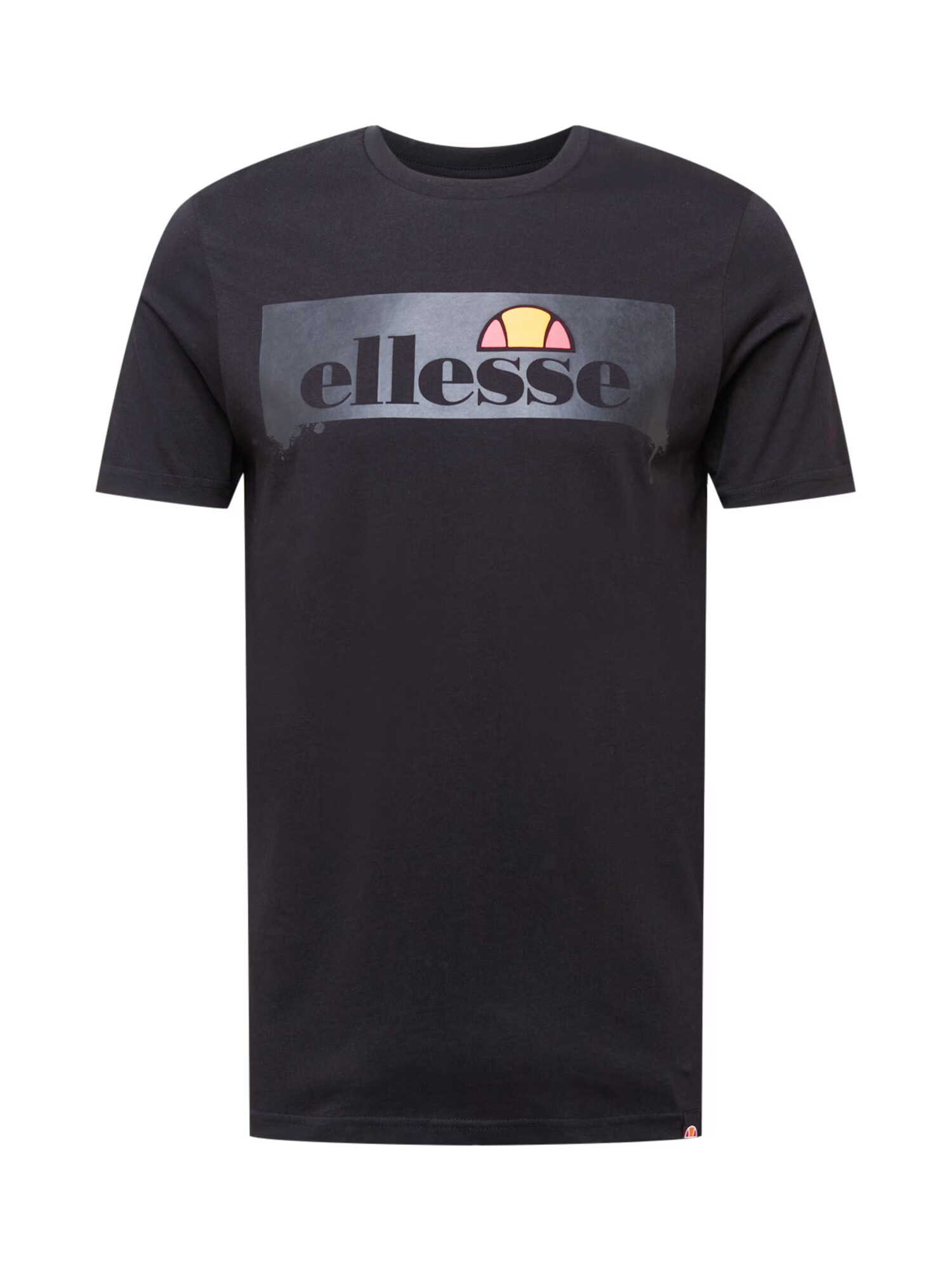 ELLESSE Majica 'Sulphur' črna / roza / oranžna - Pepit.si