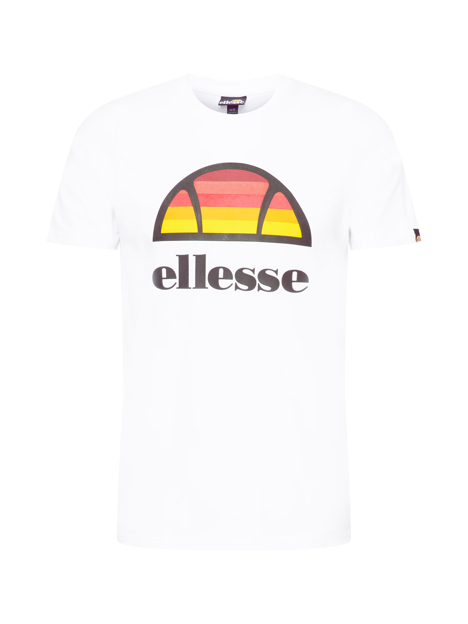 ELLESSE Majica 'Sunset' rumena / kari / rdeča / črna / bela - Pepit.si