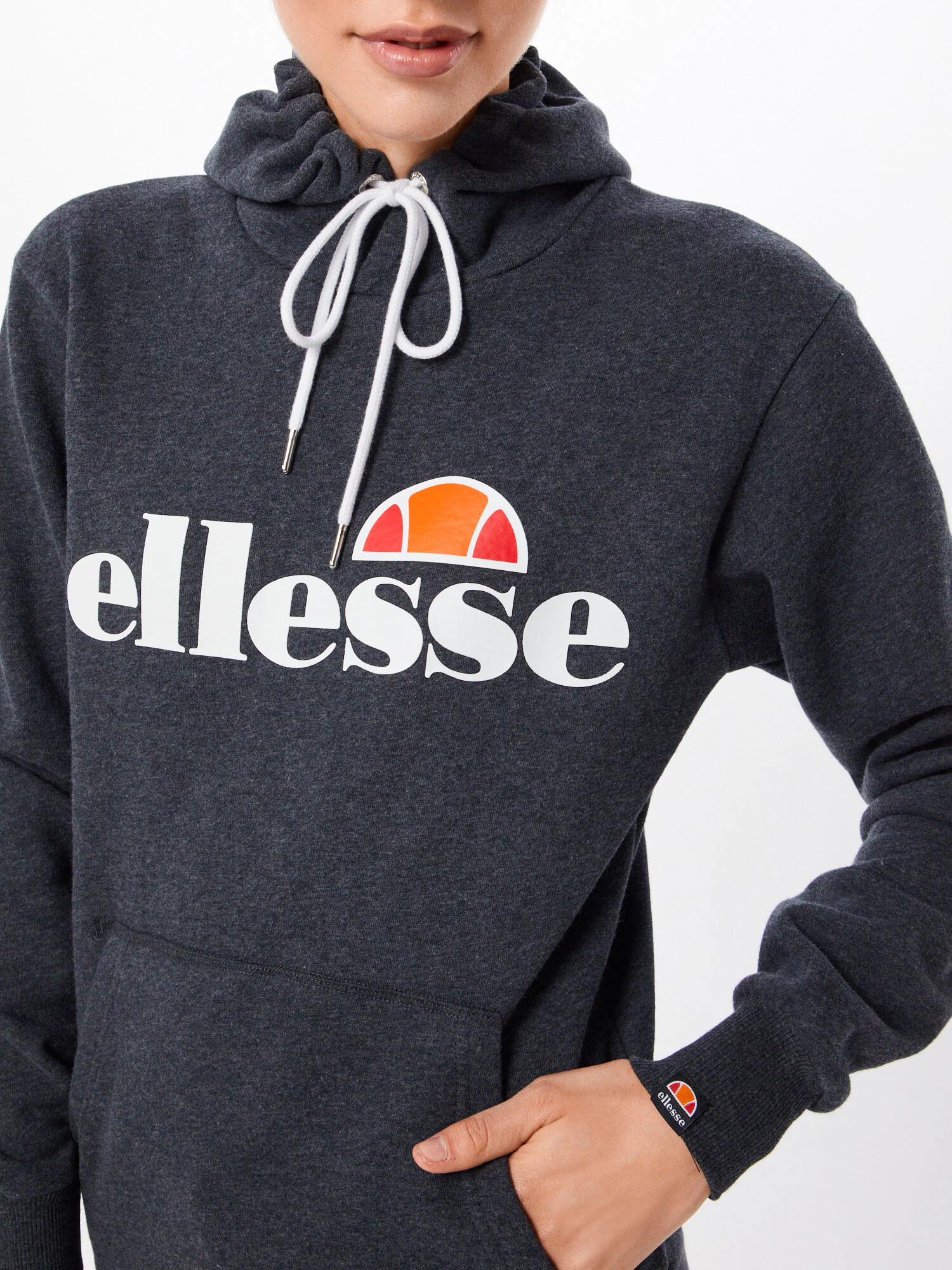 ELLESSE Majica 'Torices' antracit / oranžna / rdeča / bela - Pepit.si