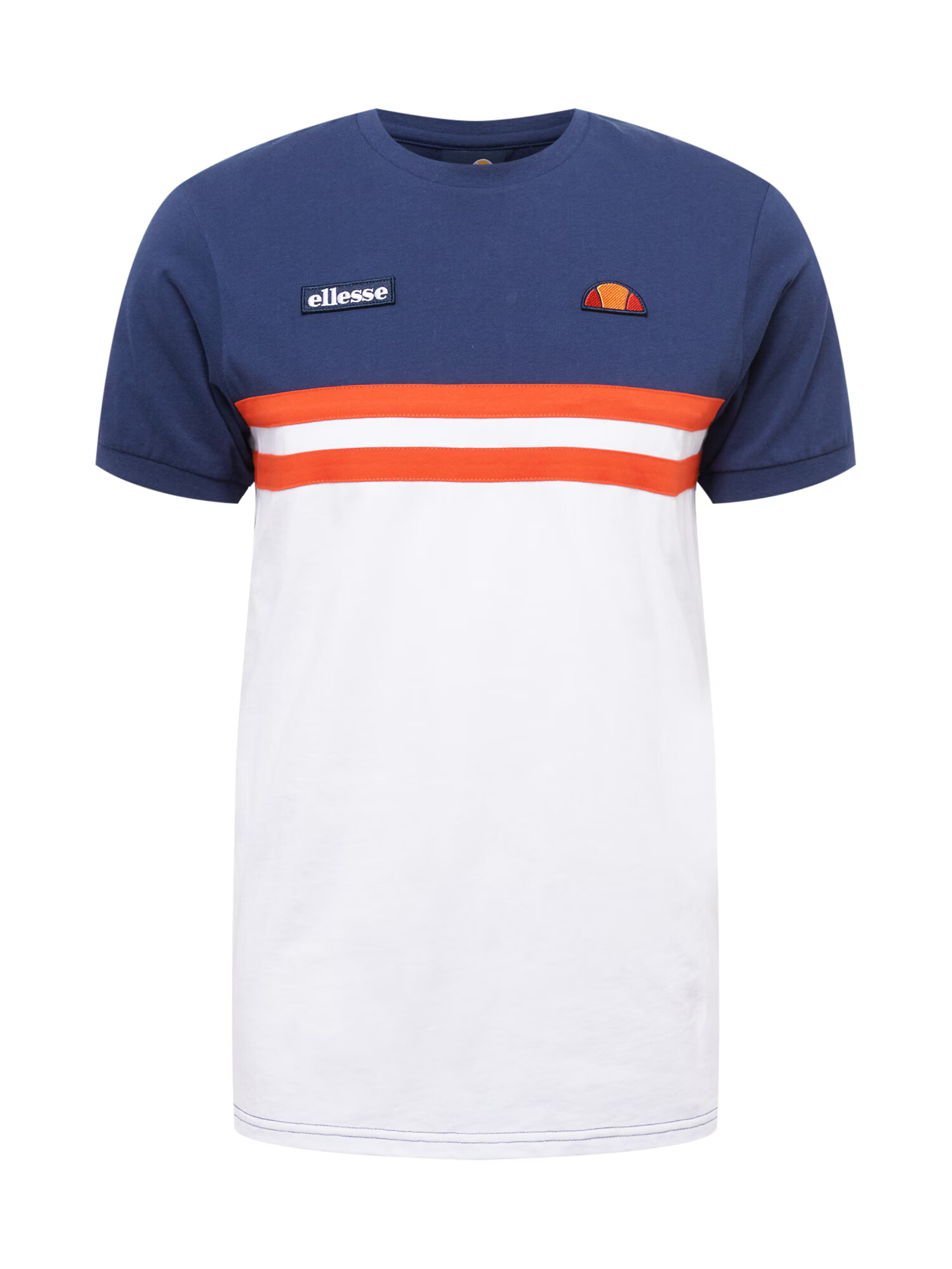 ELLESSE Majica 'Venire' mornarska / oranžno rdeča / bela - Pepit.si