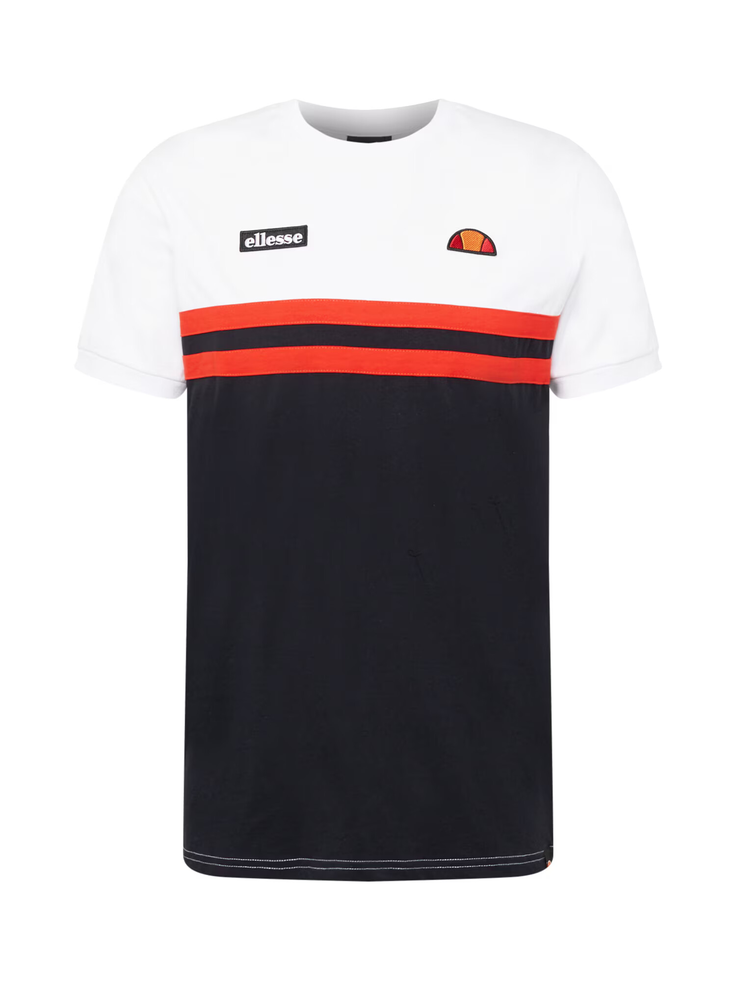 ELLESSE Majica 'Venire' oranžna / rdeča / črna / bela - Pepit.si