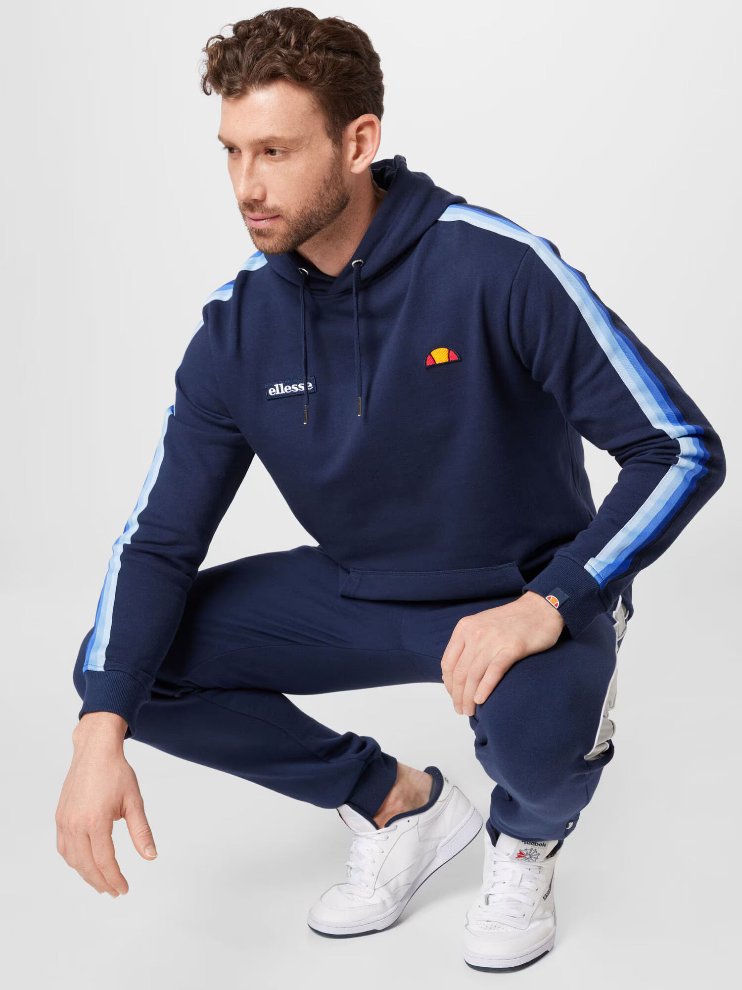 ELLESSE Majica 'Versina' mornarska / mešane barve - Pepit.si