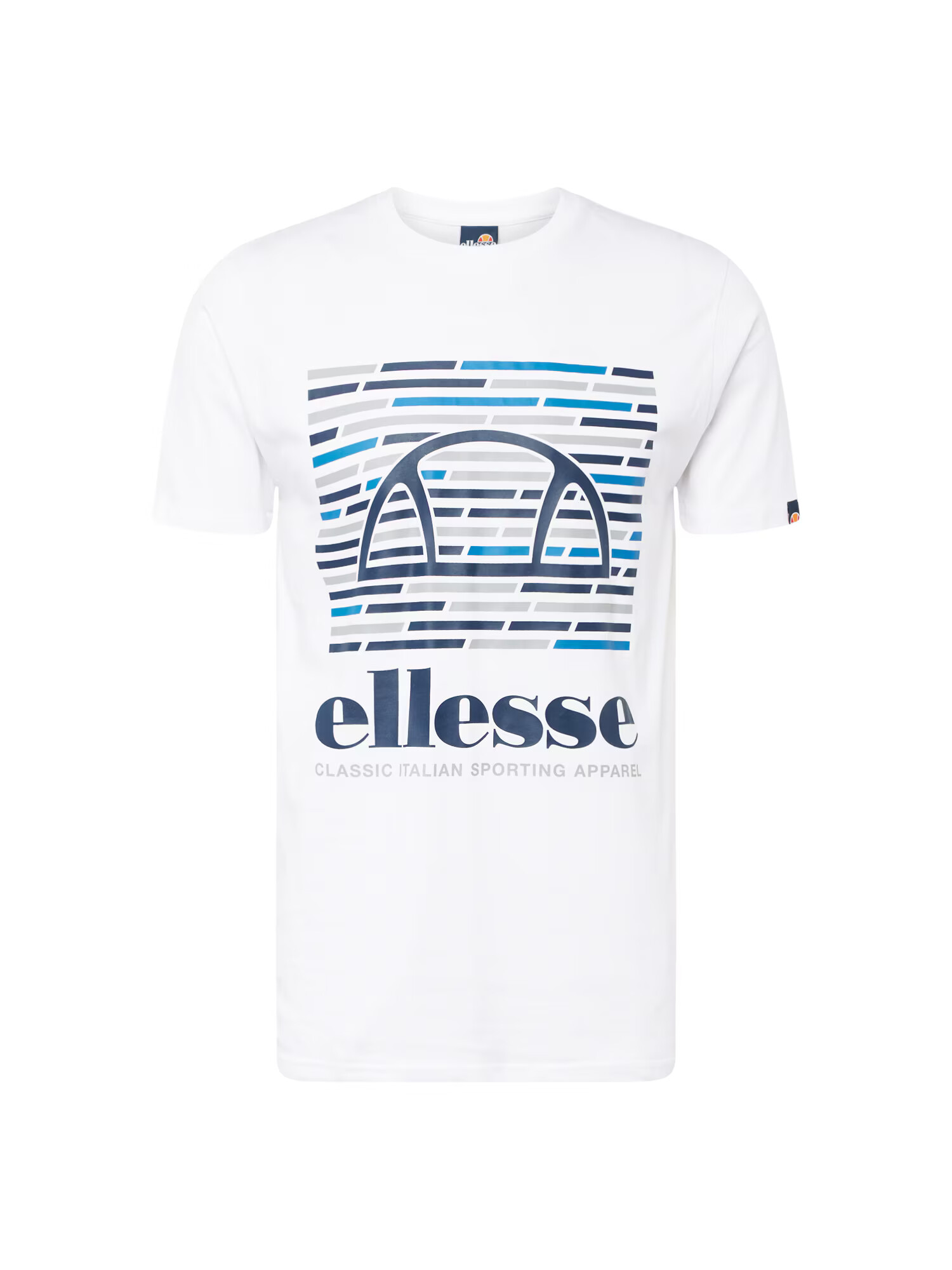 ELLESSE Majica 'Vierow' modra / temno modra / siva / bela - Pepit.si