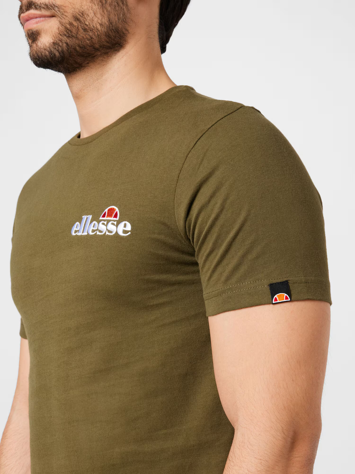 ELLESSE Majica 'Voodoo' oliva / temno oranžna / rdeča / bela - Pepit.si