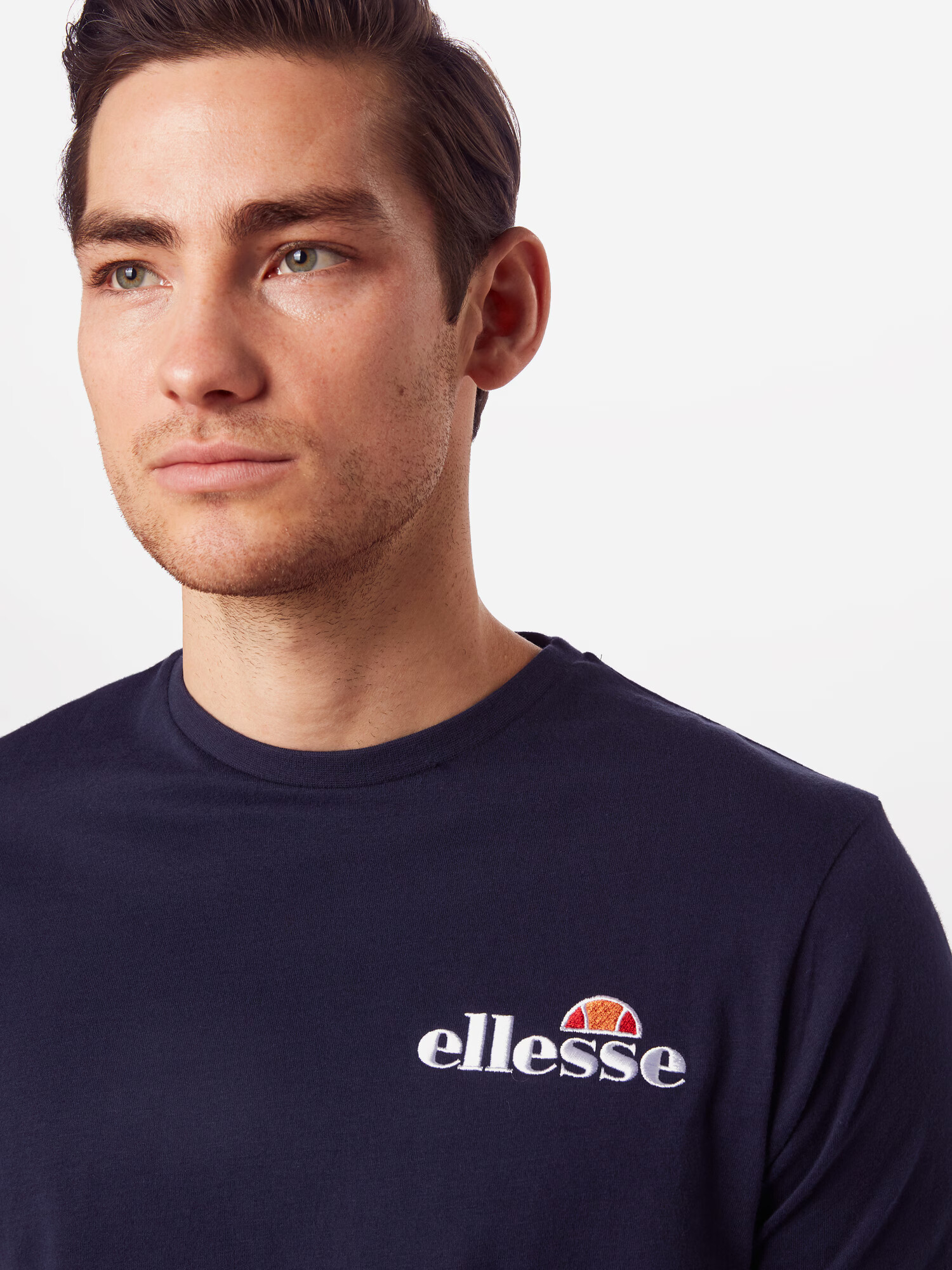 ELLESSE Majica 'Voodoo' mornarska / oranžna / bela - Pepit.si