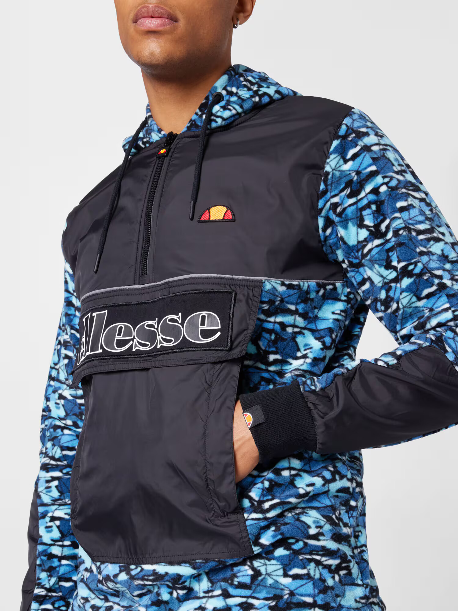 ELLESSE Prehodna jakna 'Legnos' marine / nebeško modra / črna / bela - Pepit.si