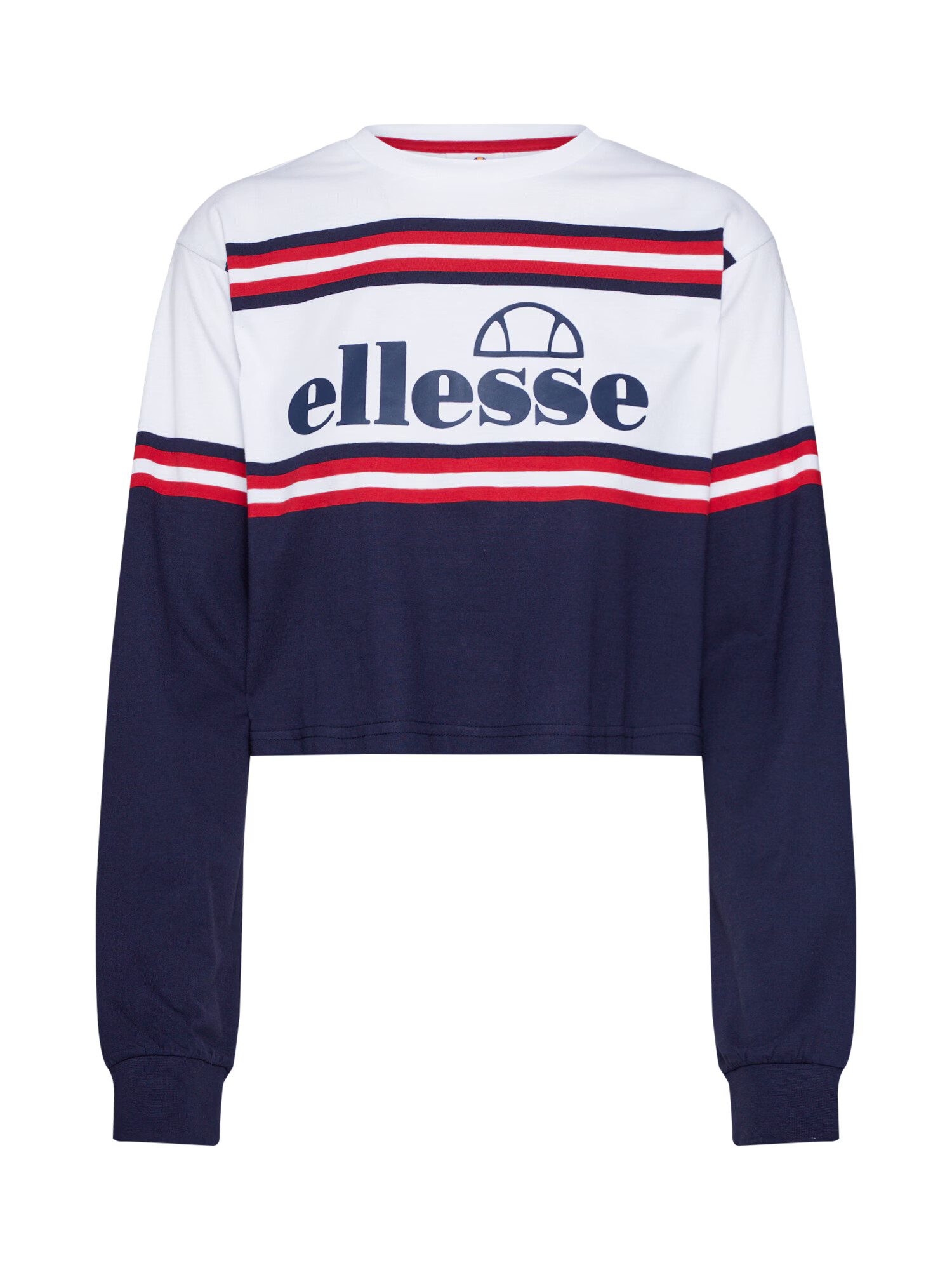 ELLESSE Pullover 'EGLI' bela / mornarska - Pepit.si