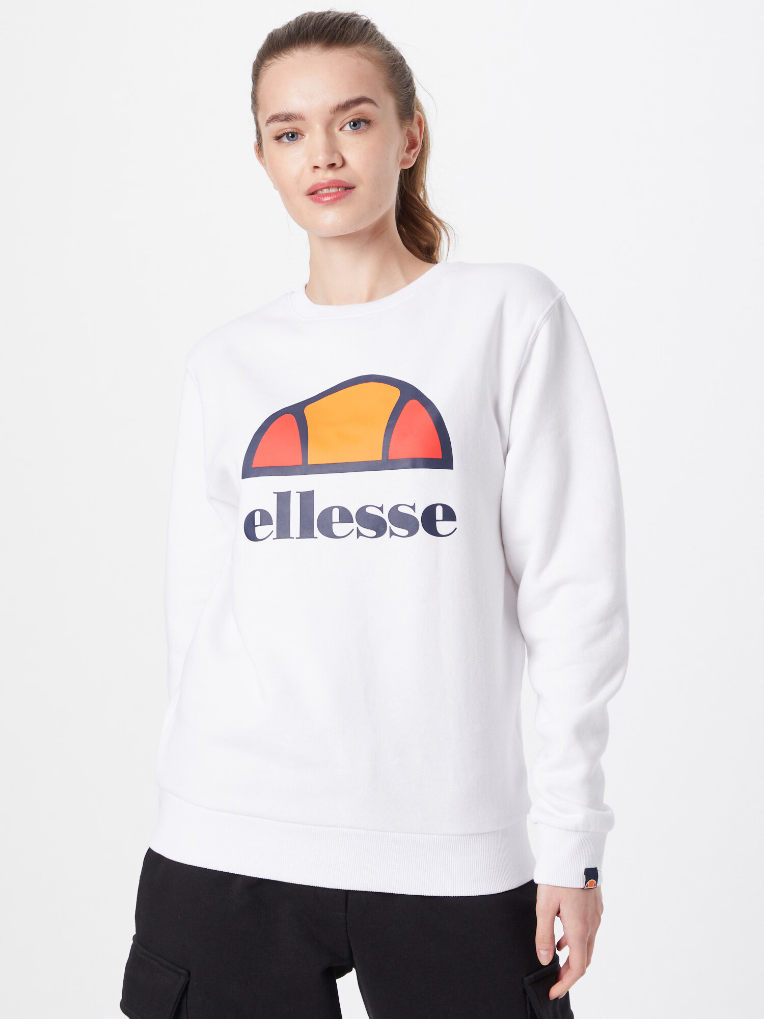 ELLESSE Športna majica 'Corneo' mornarska / oranžna / rdeča / bela - Pepit.si