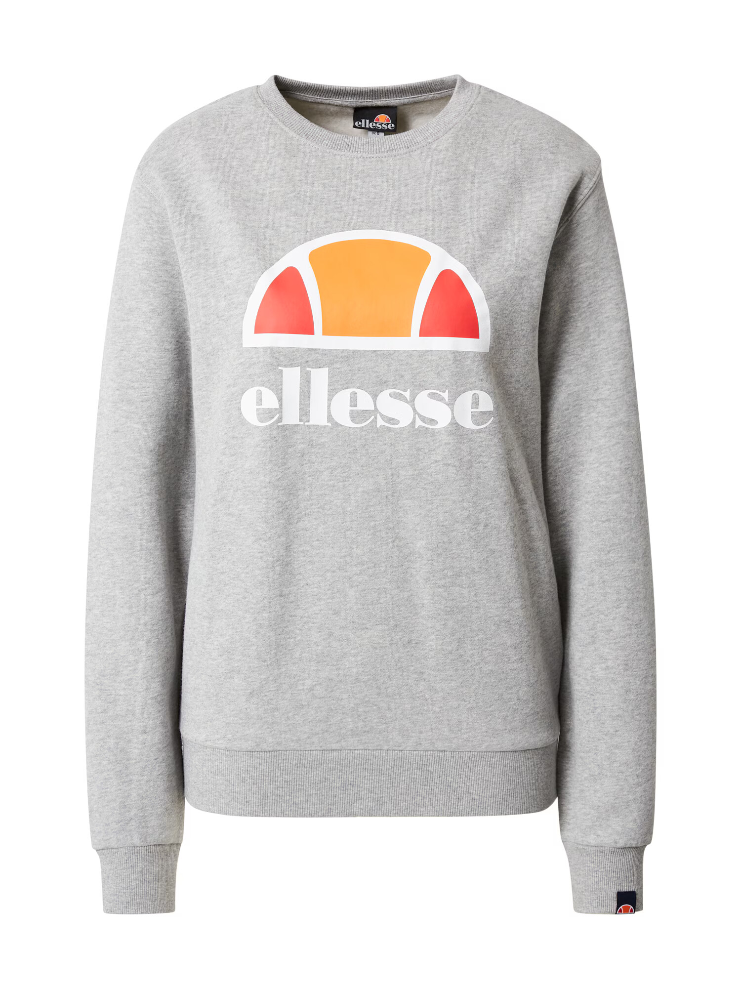 ELLESSE Športna majica 'Corneo' pegasto siva / oranžna / rdeča / bela - Pepit.si