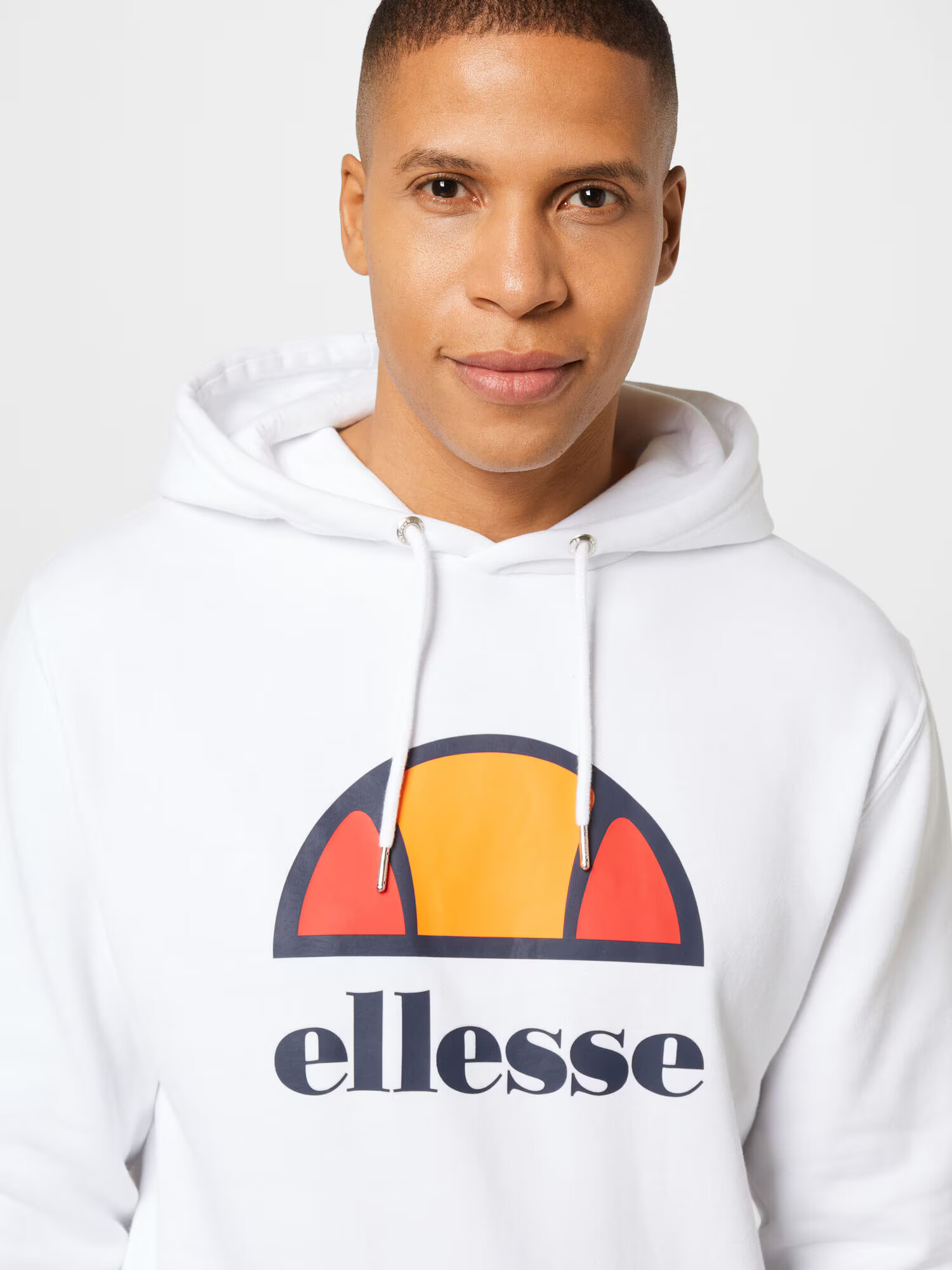 ELLESSE Športna majica 'Dahryl' mornarska / oranžna / rdeča / bela - Pepit.si