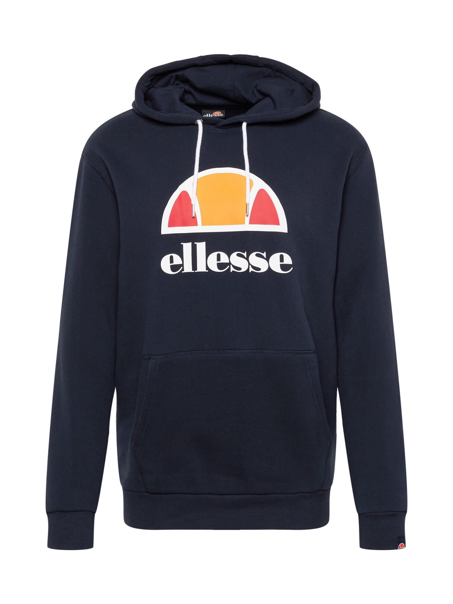 ELLESSE Športna majica 'Dahryl' mornarska / mandarina / grenada / bela - Pepit.si