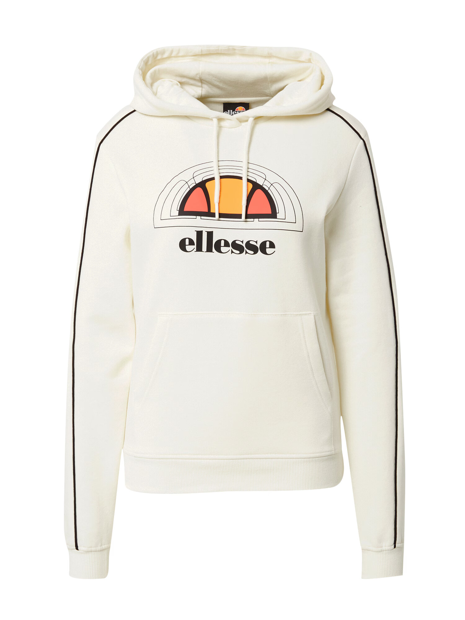 ELLESSE Športna majica 'Messio' rumena / oranžna / črna / off-bela - Pepit.si