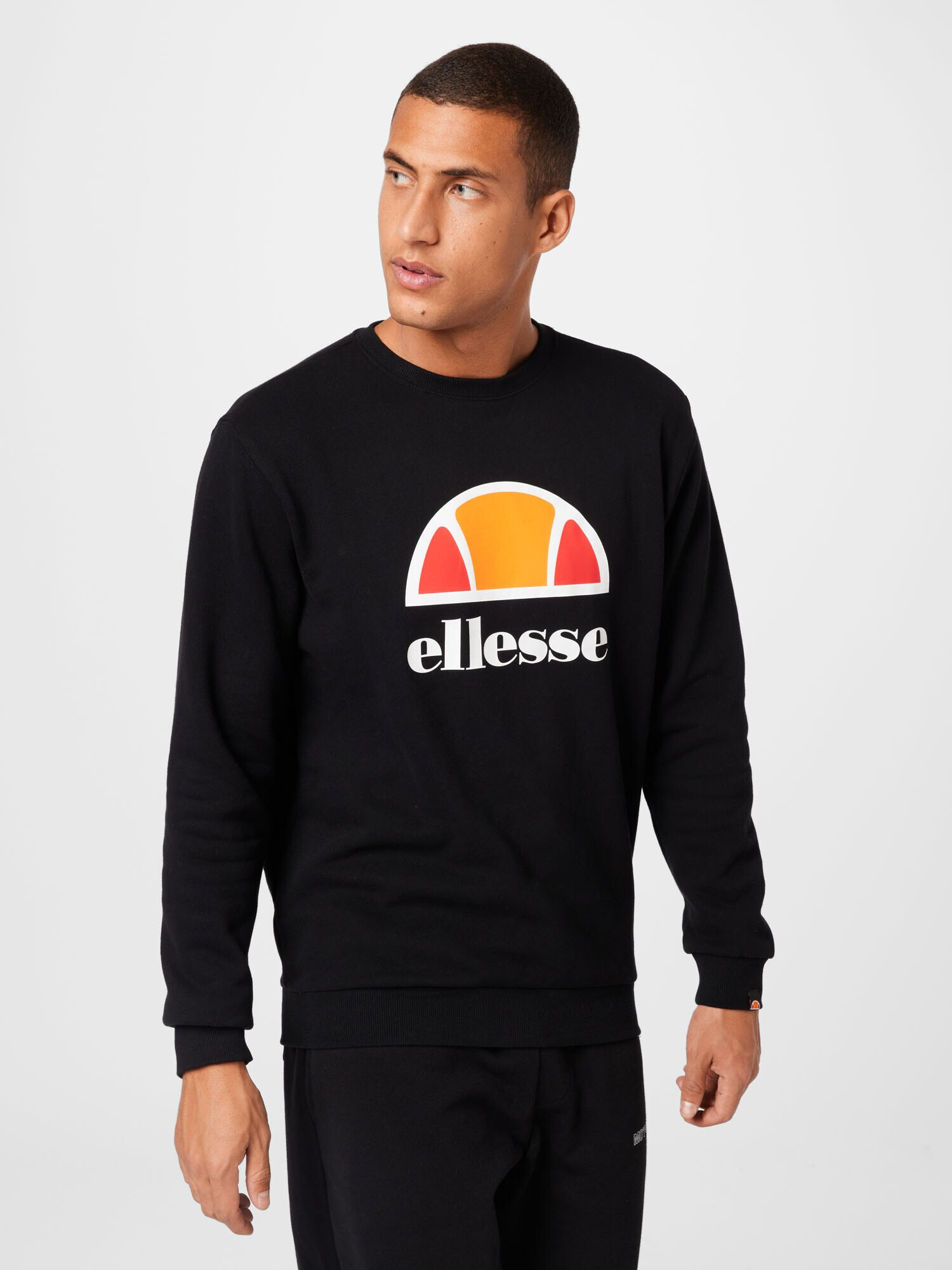 ELLESSE Majica 'Perc' oranžna / svetlo rdeča / črna / bela - Pepit.si