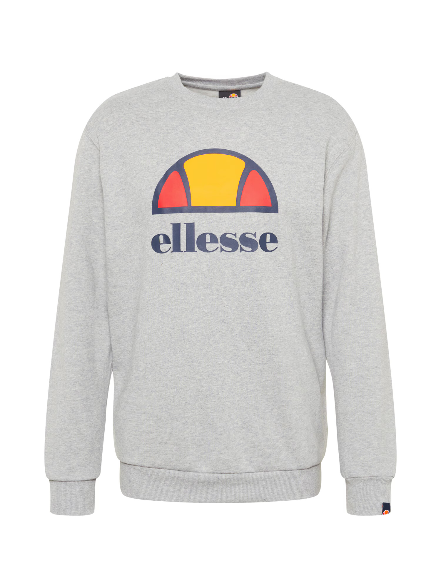 ELLESSE Majica 'Perc' mornarska / pegasto siva / oranžna / rdeča - Pepit.si