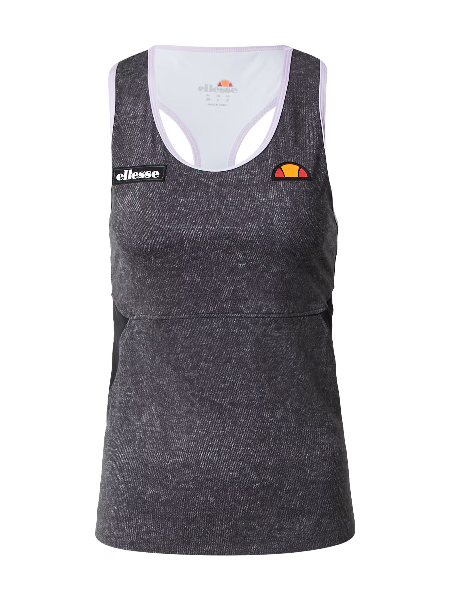 ELLESSE Športni top oranžna / rdeča / črn denim / bela - Pepit.si