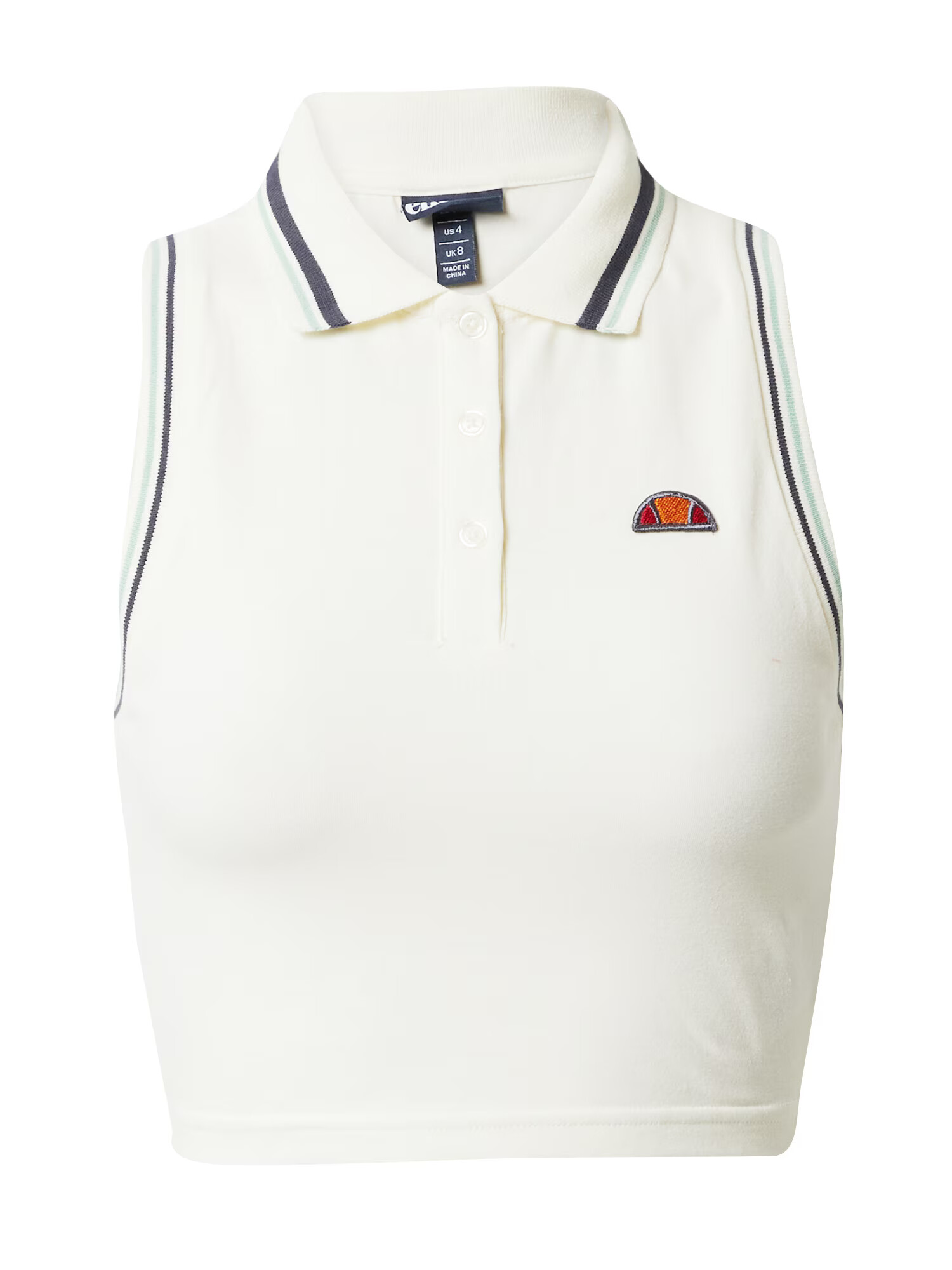 ELLESSE Top temno modra / temno oranžna / rubin rdeča / naravno bela - Pepit.si