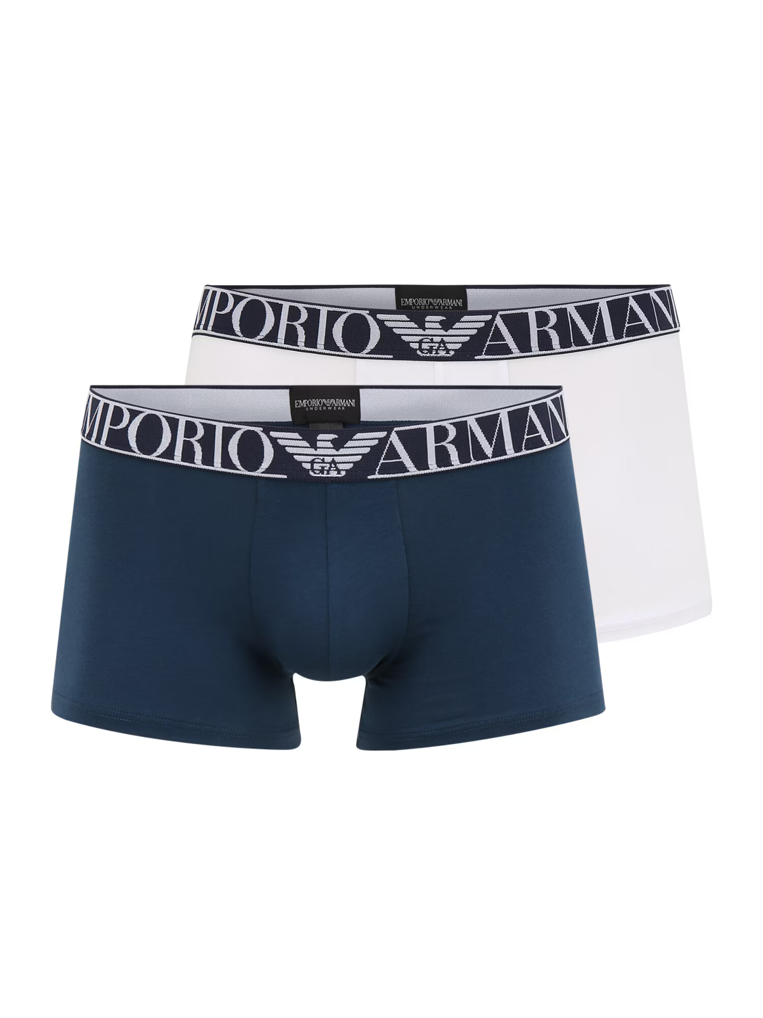 Emporio Armani Boksarice modra / bela - Pepit.si