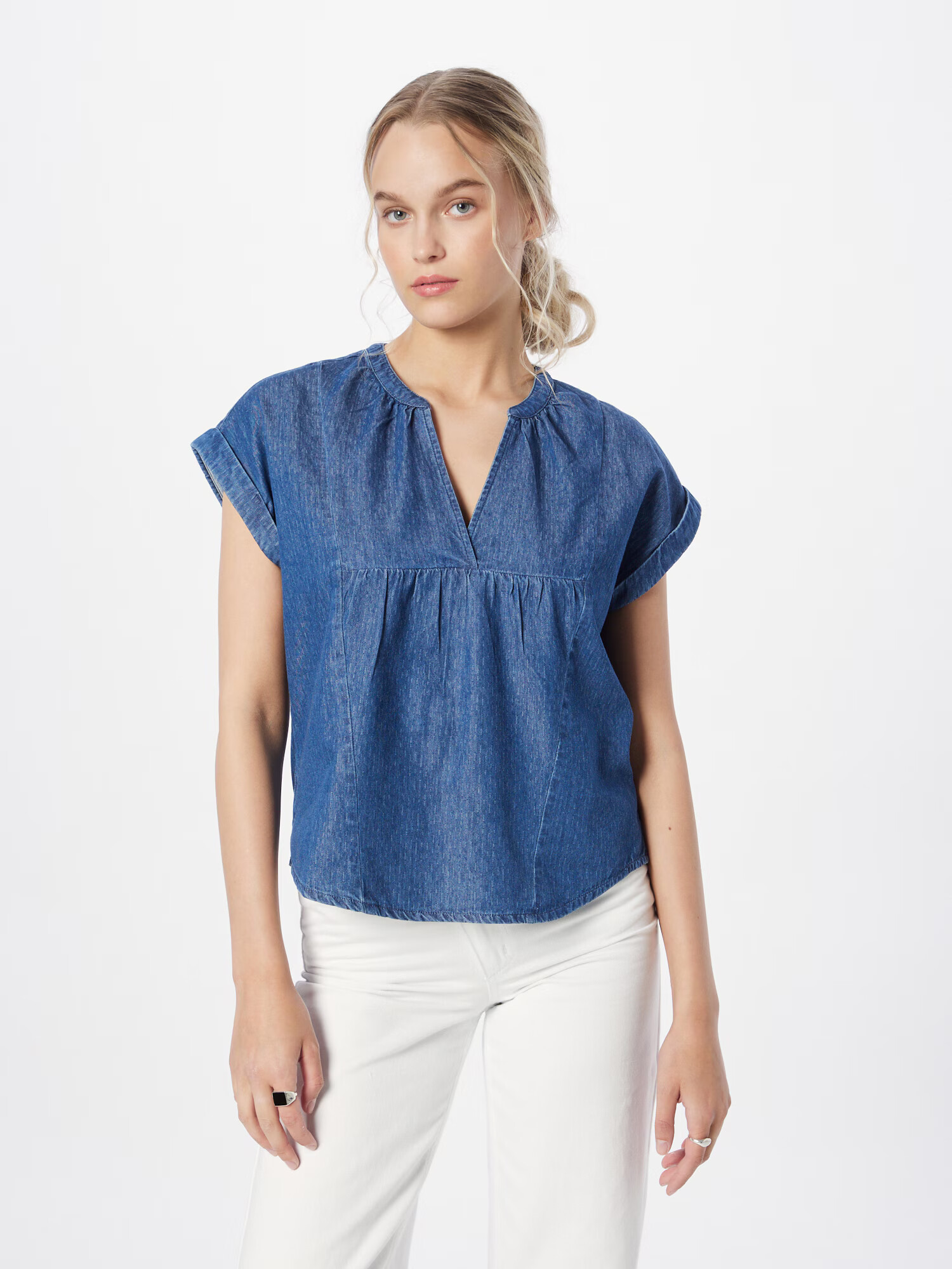 ESPRIT Bluza moder denim - Pepit.si