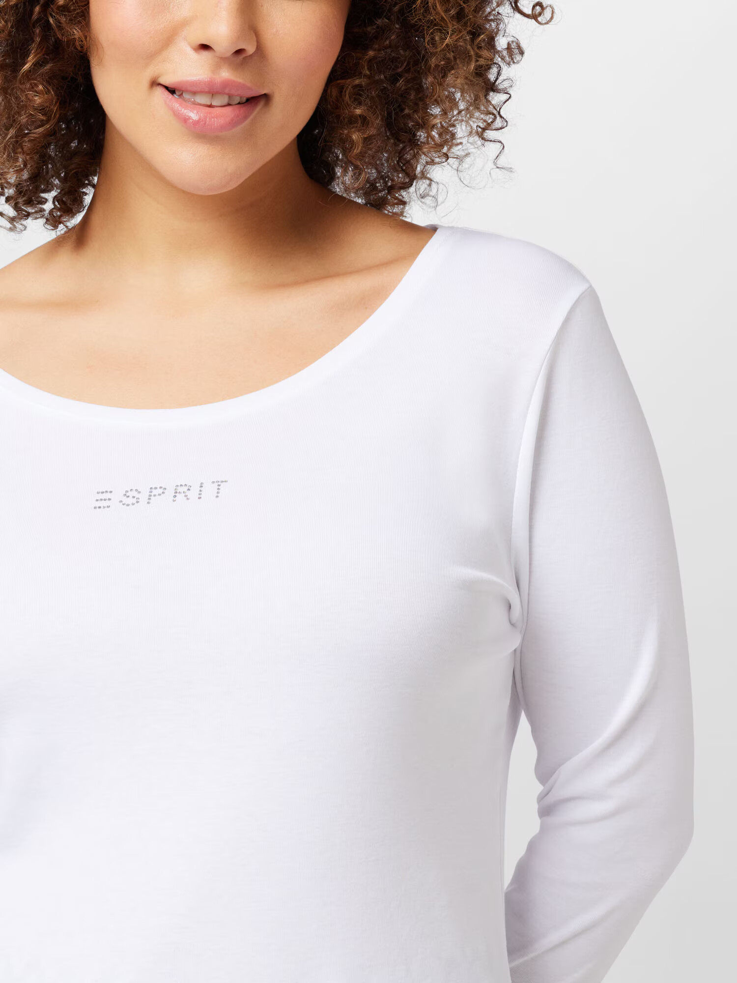 Esprit Curves Majica srebrna / off-bela - Pepit.si