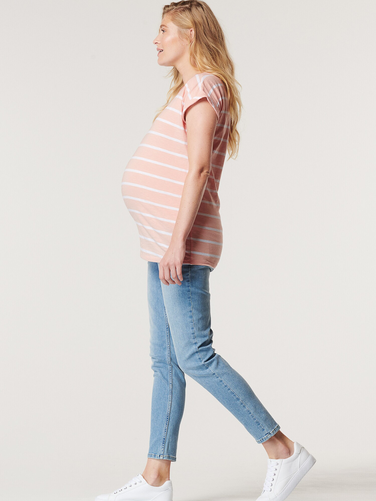 Esprit Maternity Kavbojke bež / moder denim - Pepit.si