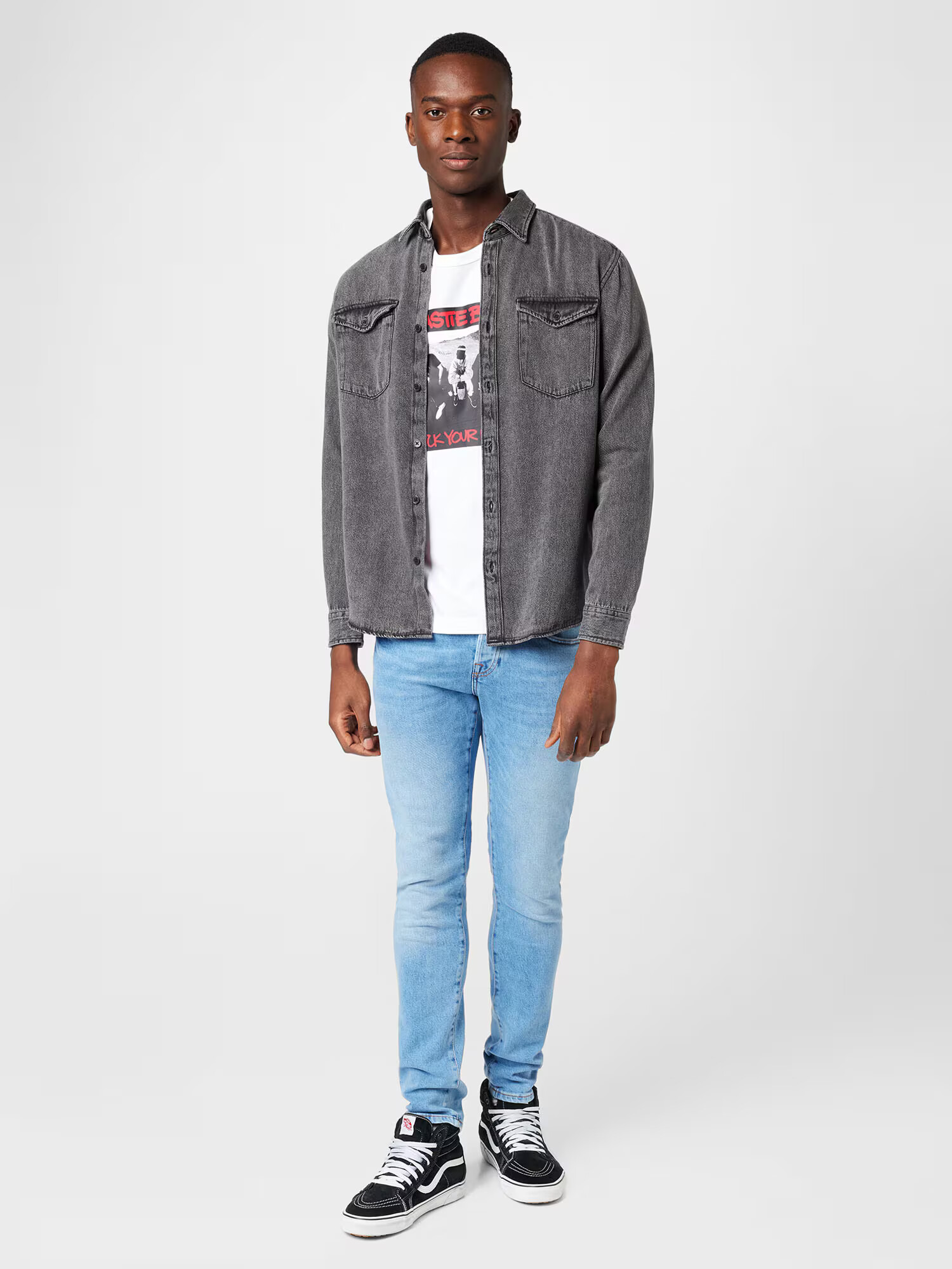 ESPRIT Srajca siv denim - Pepit.si