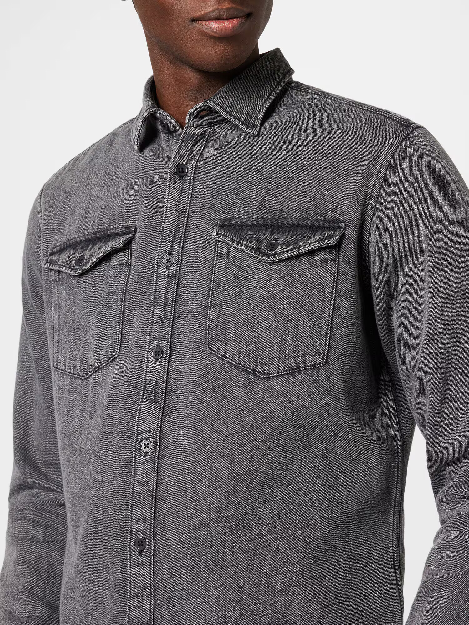 ESPRIT Srajca siv denim - Pepit.si