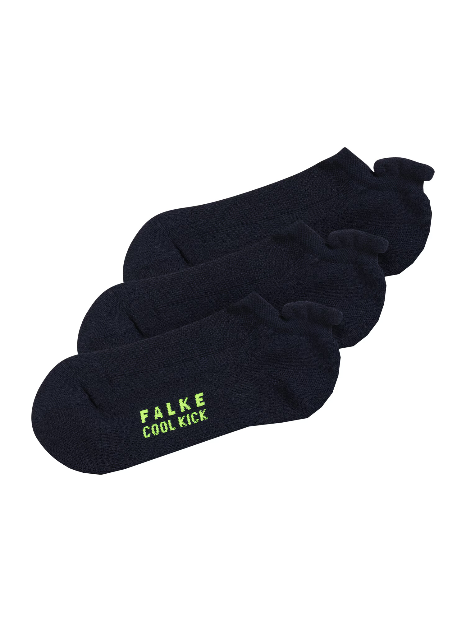 FALKE Nogavice 'Cool Kick' marine / neonsko zelena - Pepit.si