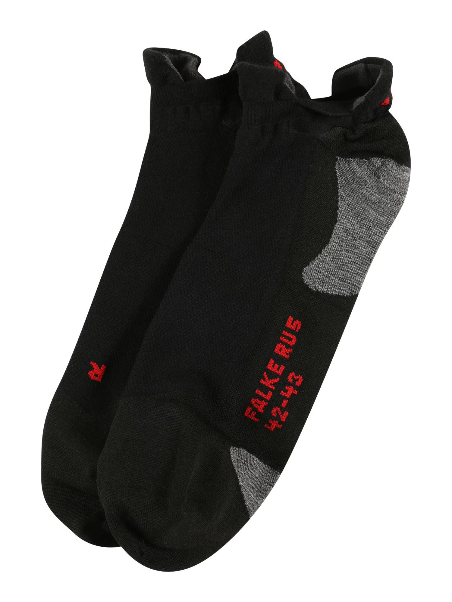 FALKE Sportsocken črna / pegasto siva / rdeča - Pepit.si