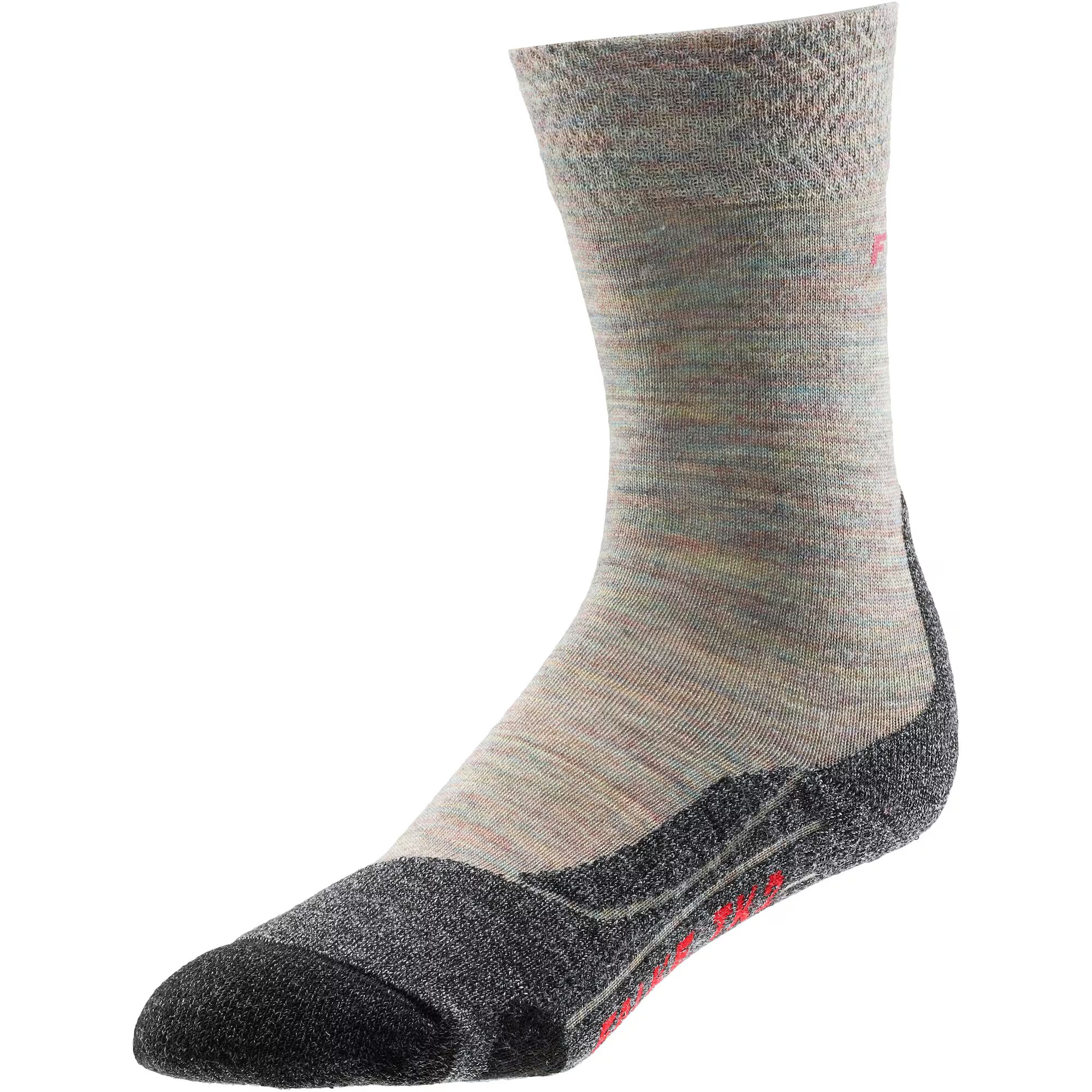 FALKE Wandersocken 'TK2' kamela / pegasto siva / črna - Pepit.si