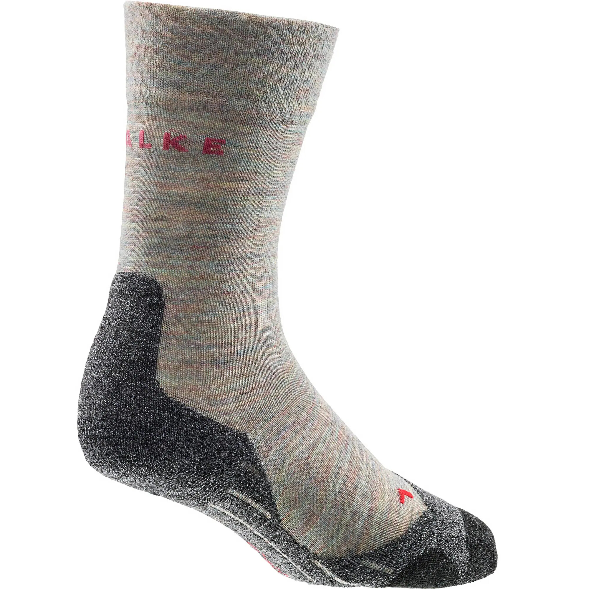 FALKE Wandersocken 'TK2' kamela / pegasto siva / črna - Pepit.si