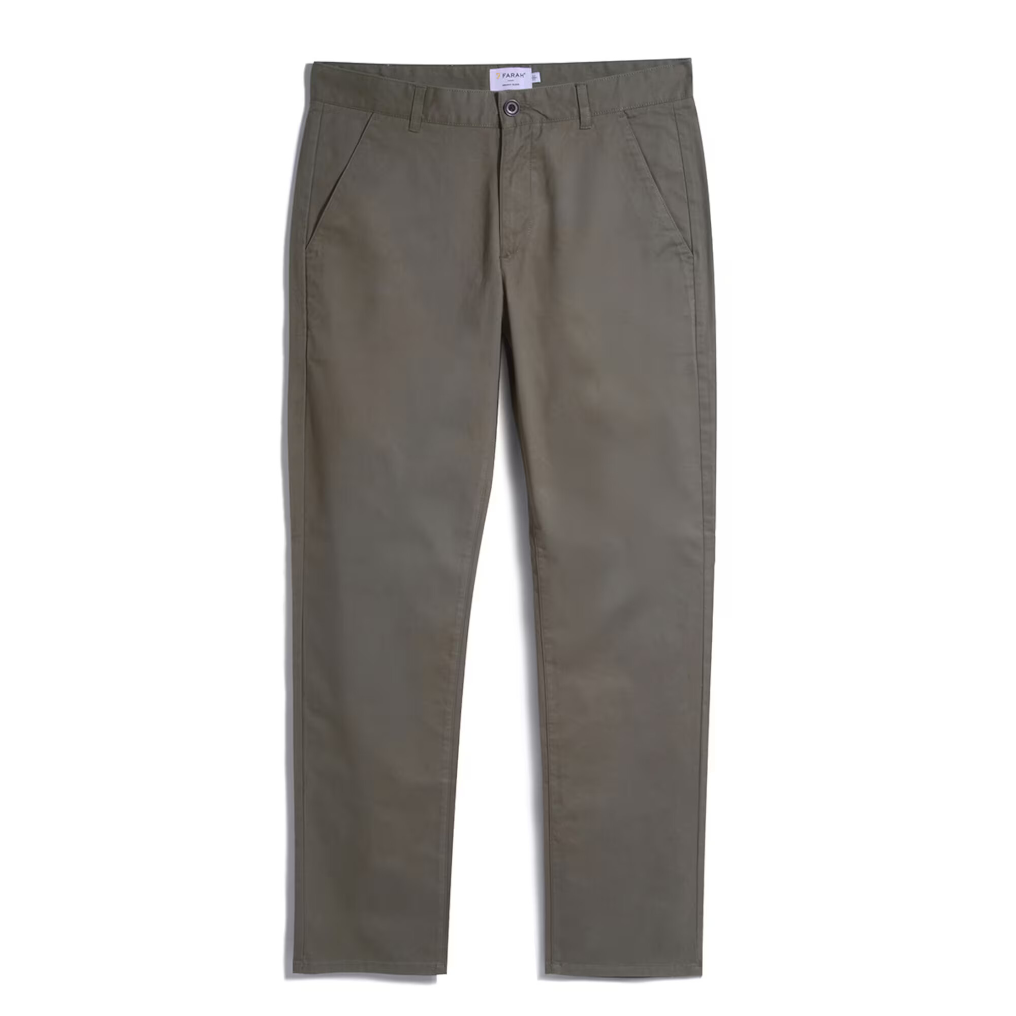 FARAH Chino hlače 'Elm Twill' kaki - Pepit.si