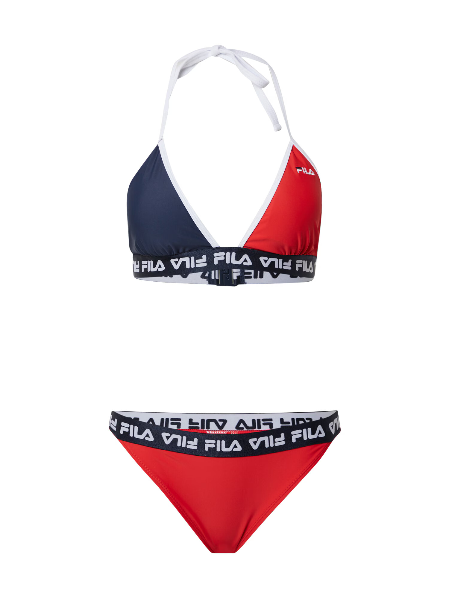 FILA Bikini 'AURORA' naravno bela / rdeča / temno modra - Pepit.si